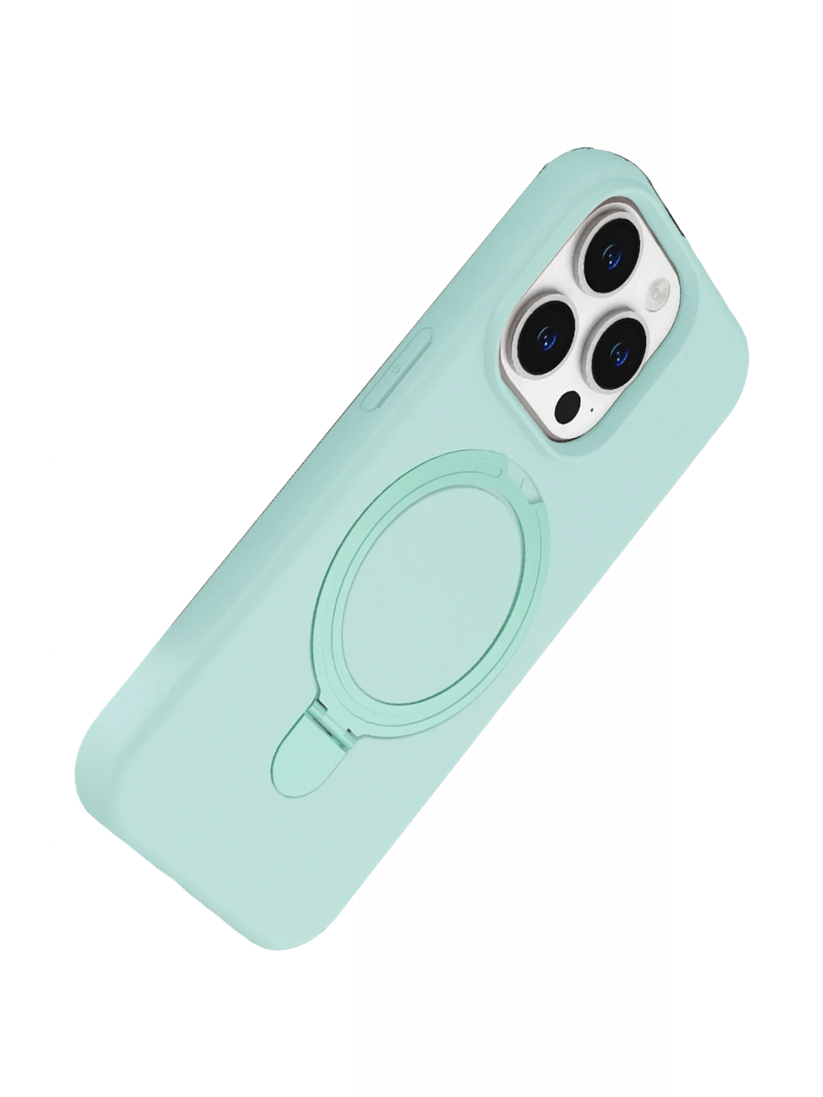 Newface Apple iPhone 14 Pro Max Regal Magsafe Standlı Kapak - Su Yeşili