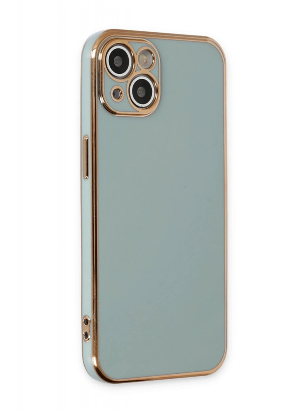 Newface Apple iPhone 15 Kılıf Volet Silikon - Açık Yeşil