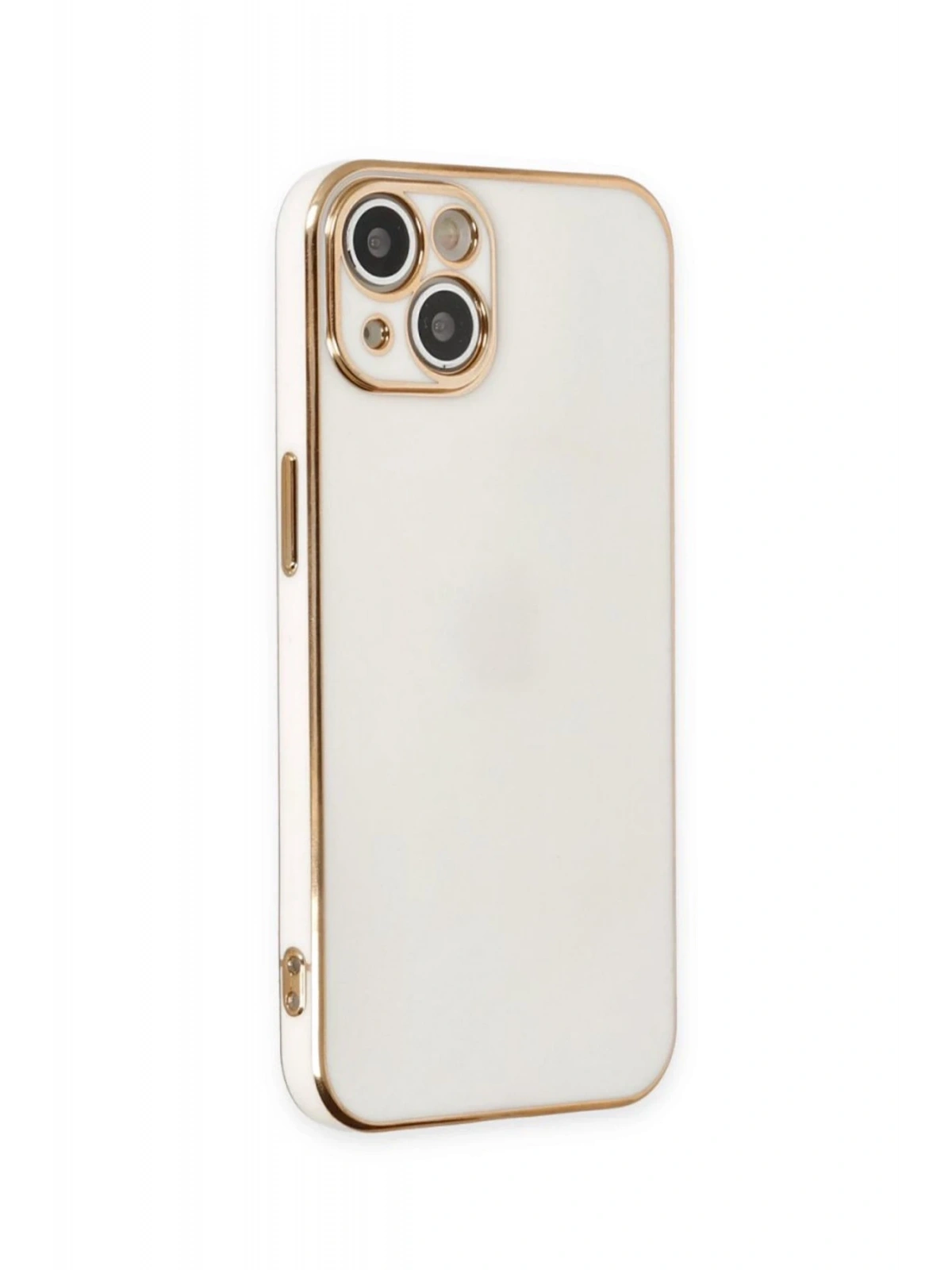 Newface Apple iPhone 15 Kılıf Volet Silikon - Beyaz