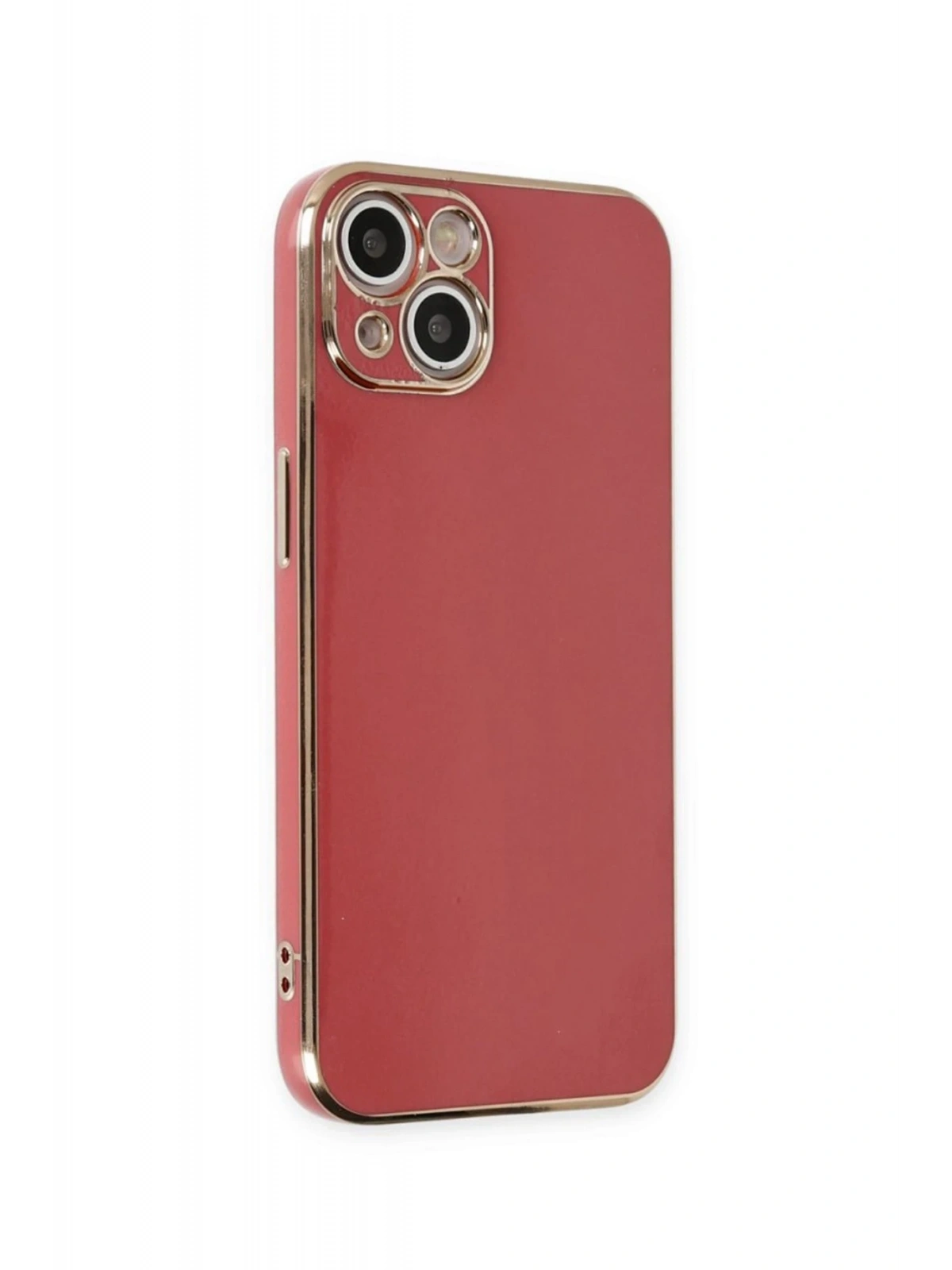 Newface Apple iPhone 15 Kılıf Volet Silikon - Kırmızı