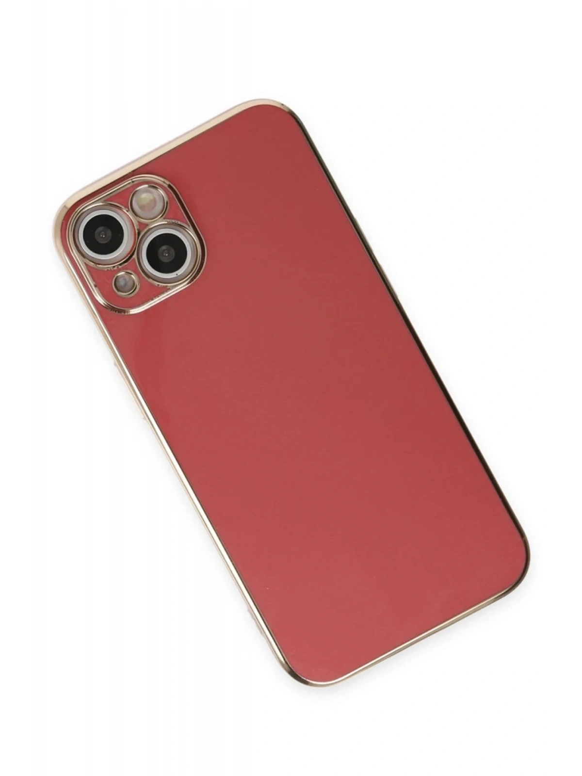 Newface Apple iPhone 15 Kılıf Volet Silikon - Kırmızı