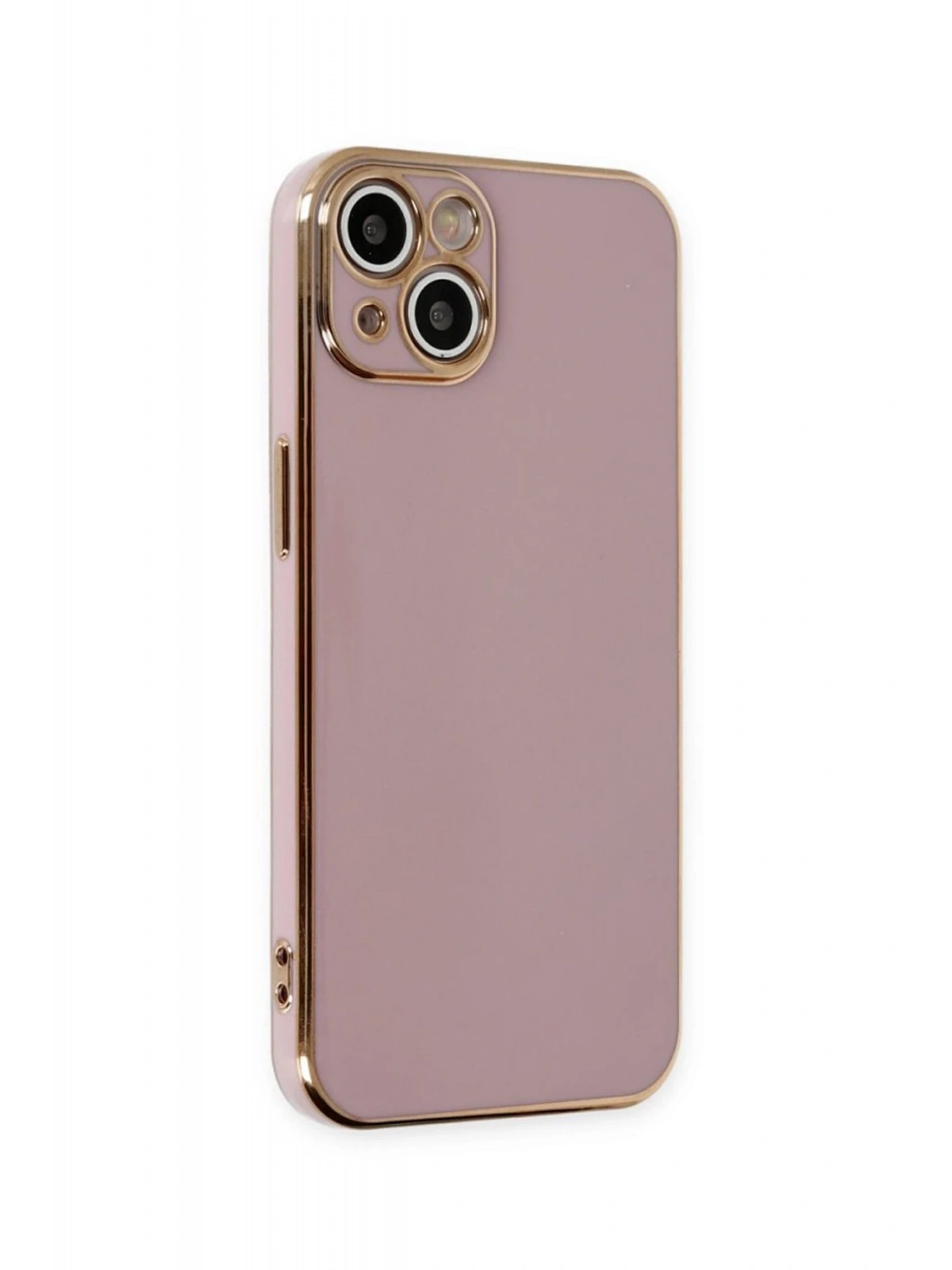 Newface Apple iPhone 15 Kılıf Volet Silikon - Mor