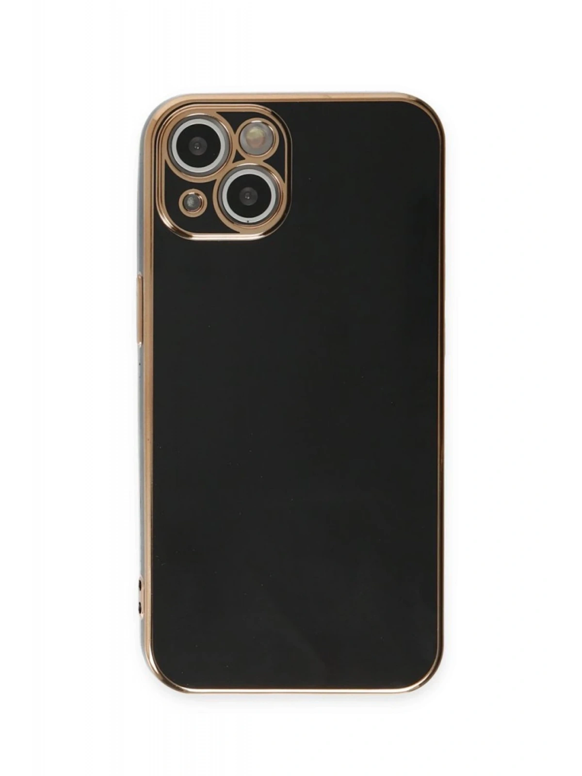 Newface Apple iPhone 15 Kılıf Volet Silikon - Siyah