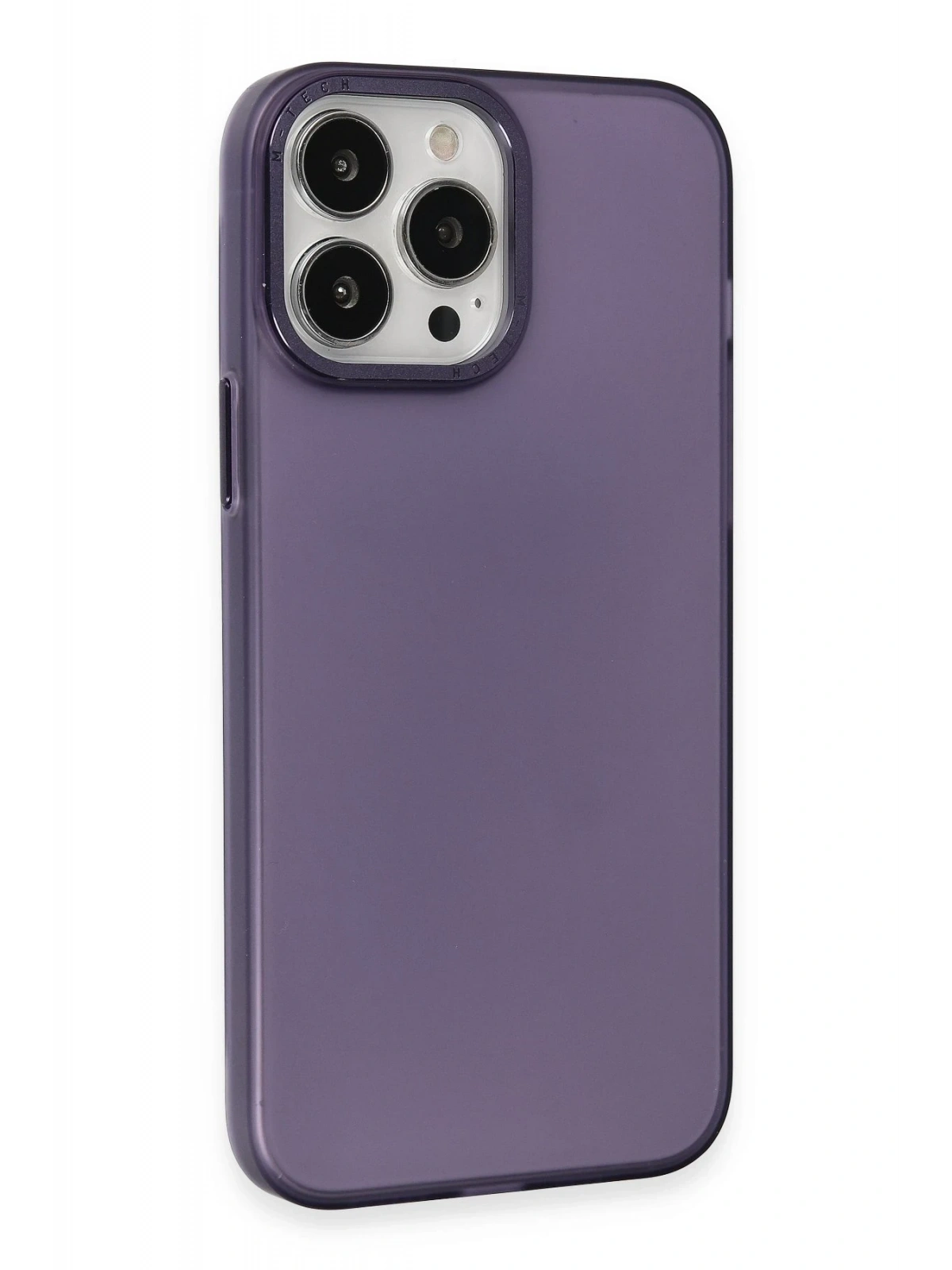 Newface Apple iPhone 15 Pro Kılıf Modos Metal Kapak - Derin Mor