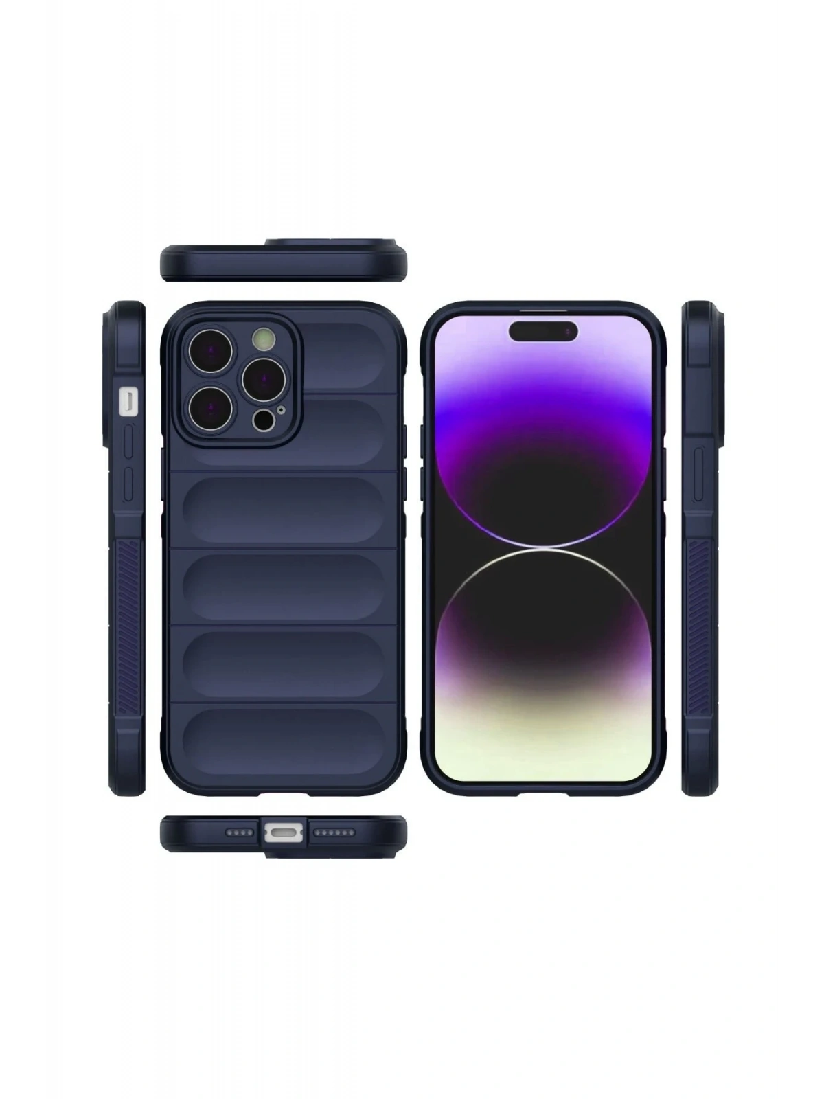 Newface Apple iPhone 15 Pro Kılıf Optimum Silikon - Lacivert