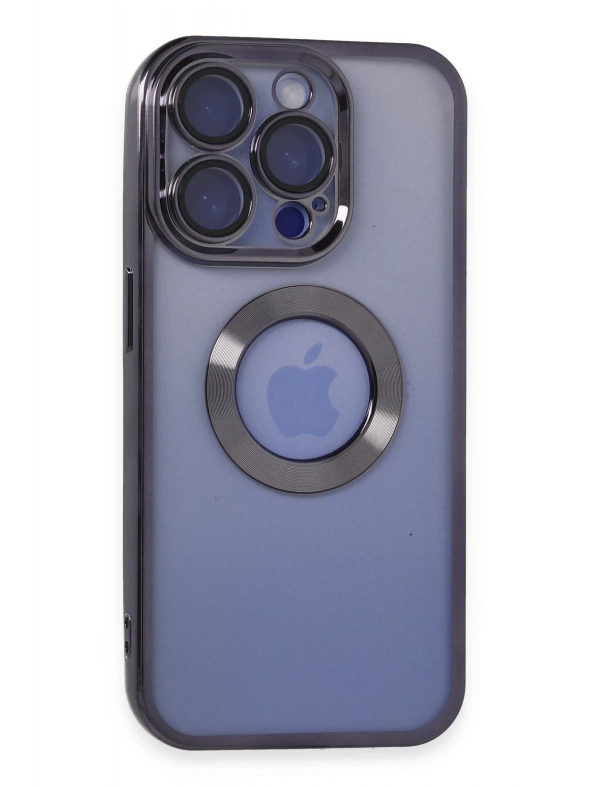 Newface Apple iPhone 15 Pro Kılıf Slot Silikon - Mor