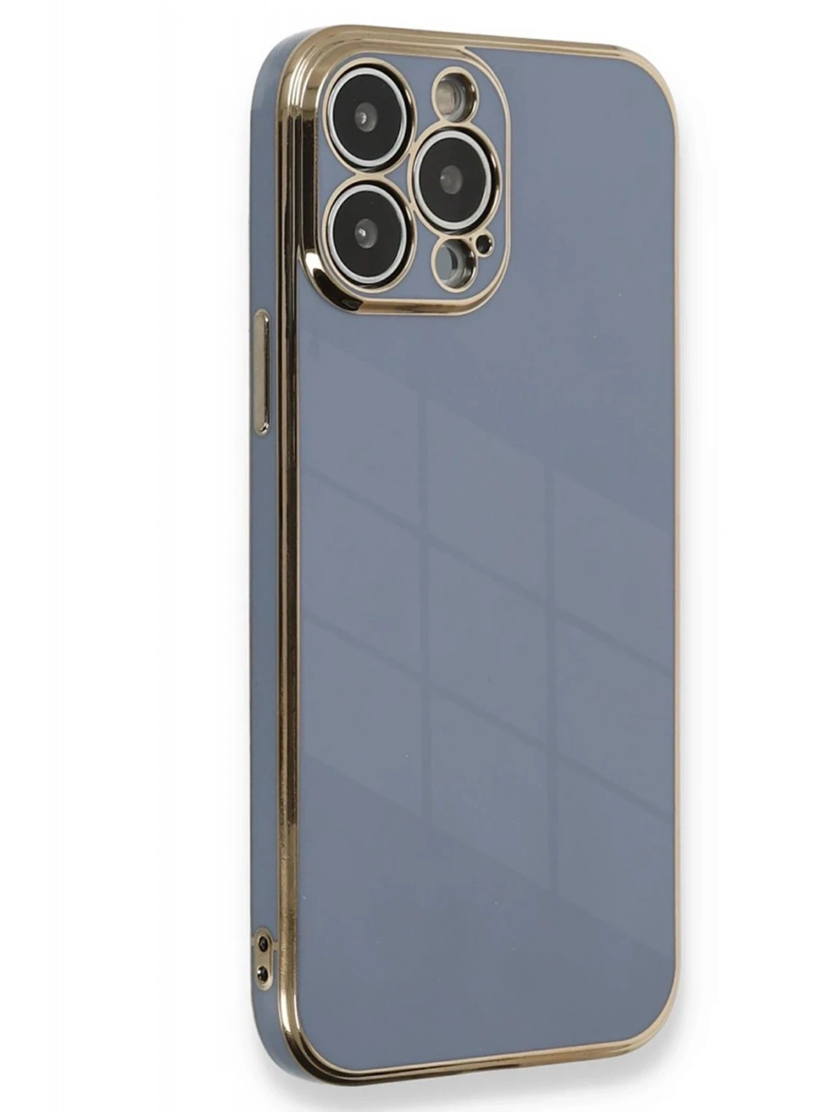 Newface Apple iPhone 15 Pro Kılıf Volet Silikon - Mavi