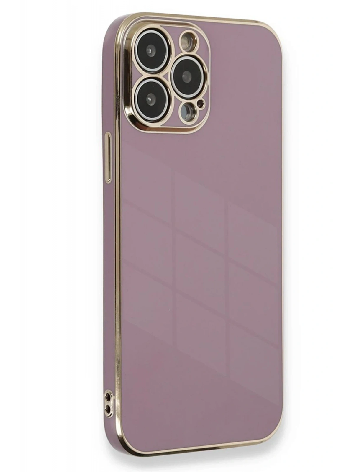 Newface Apple iPhone 15 Pro Kılıf Volet Silikon - Mor