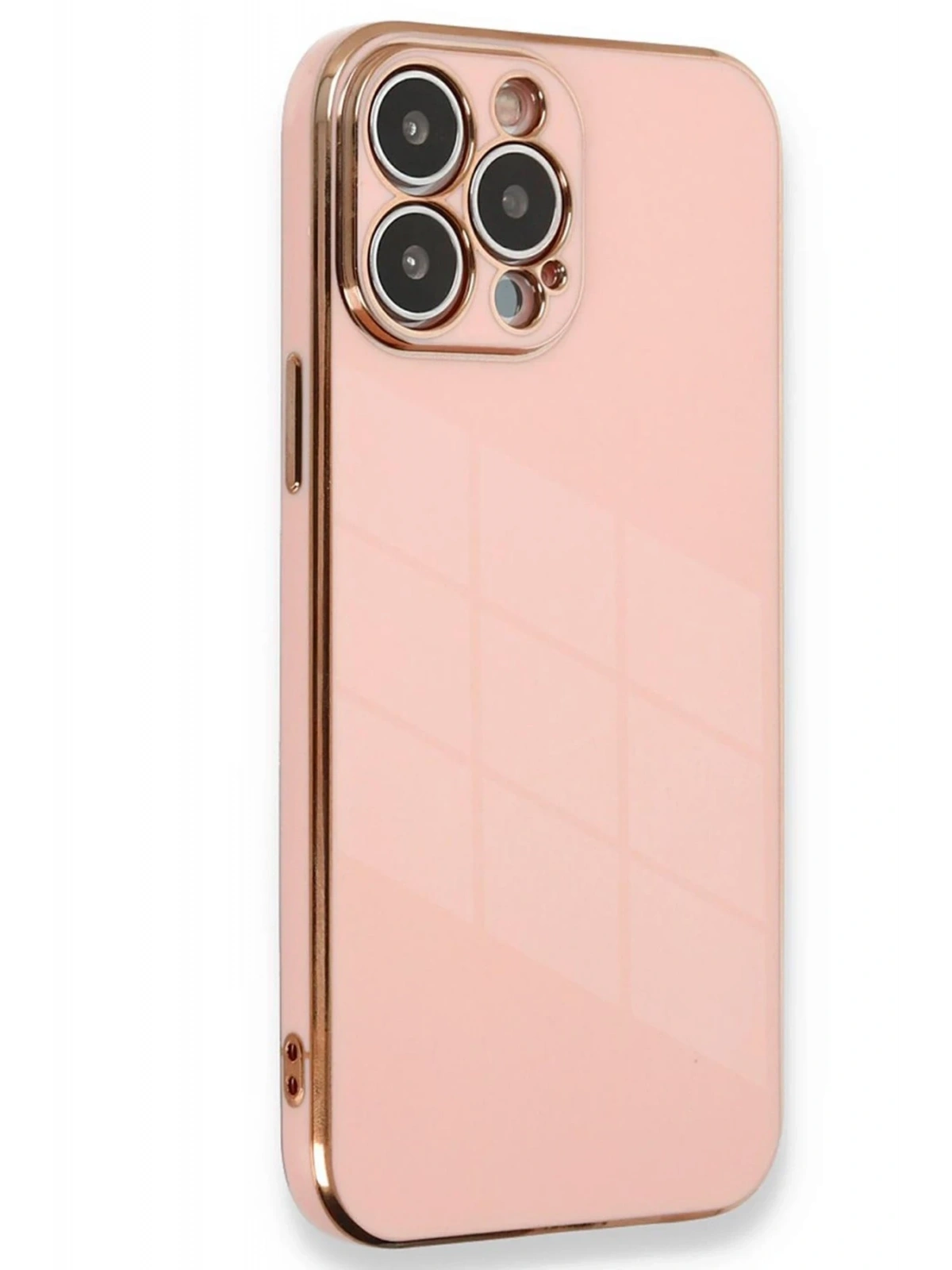 Newface Apple iPhone 15 Pro Kılıf Volet Silikon - Pembe