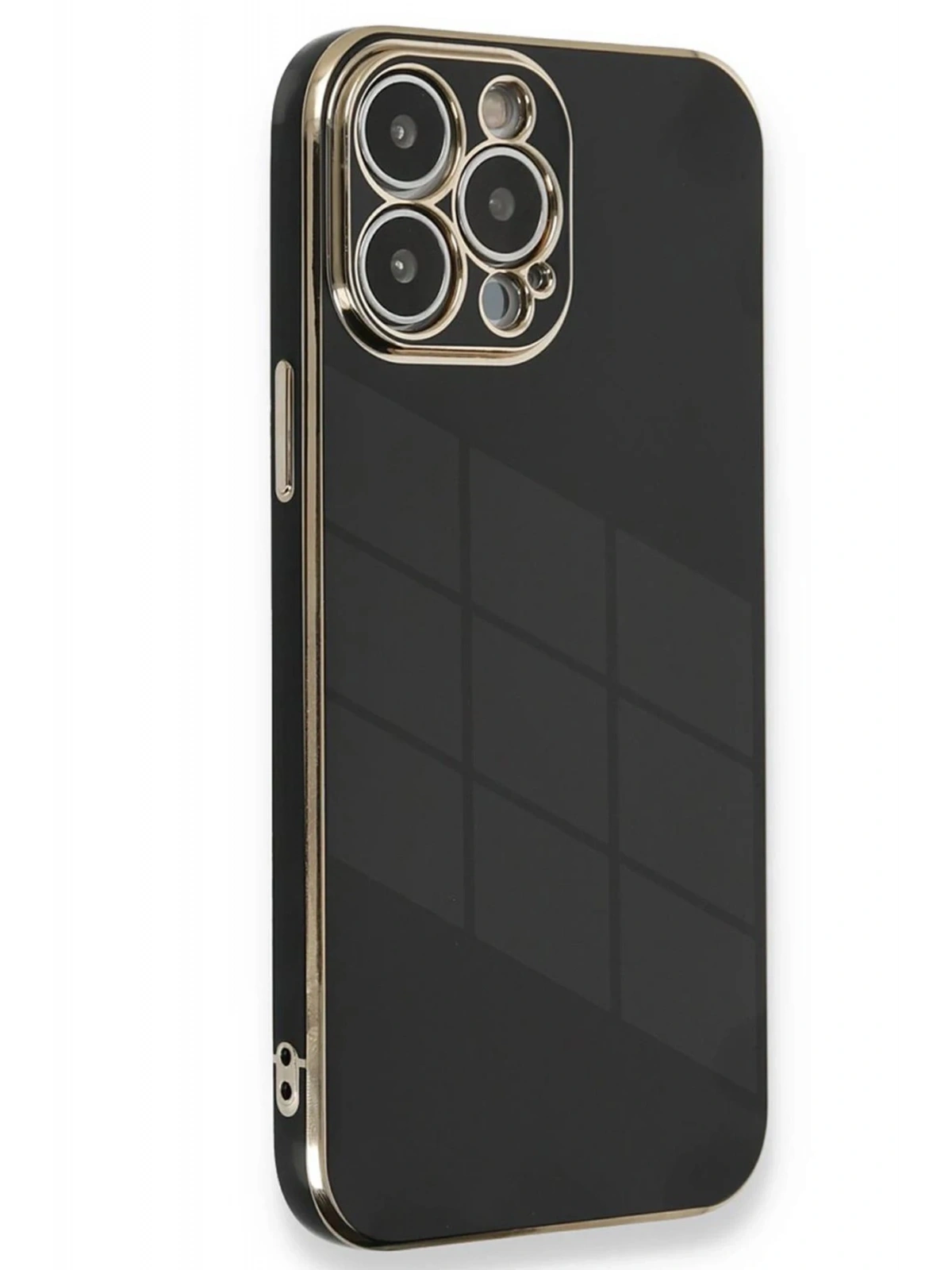 Newface Apple iPhone 15 Pro Kılıf Volet Silikon - Siyah
