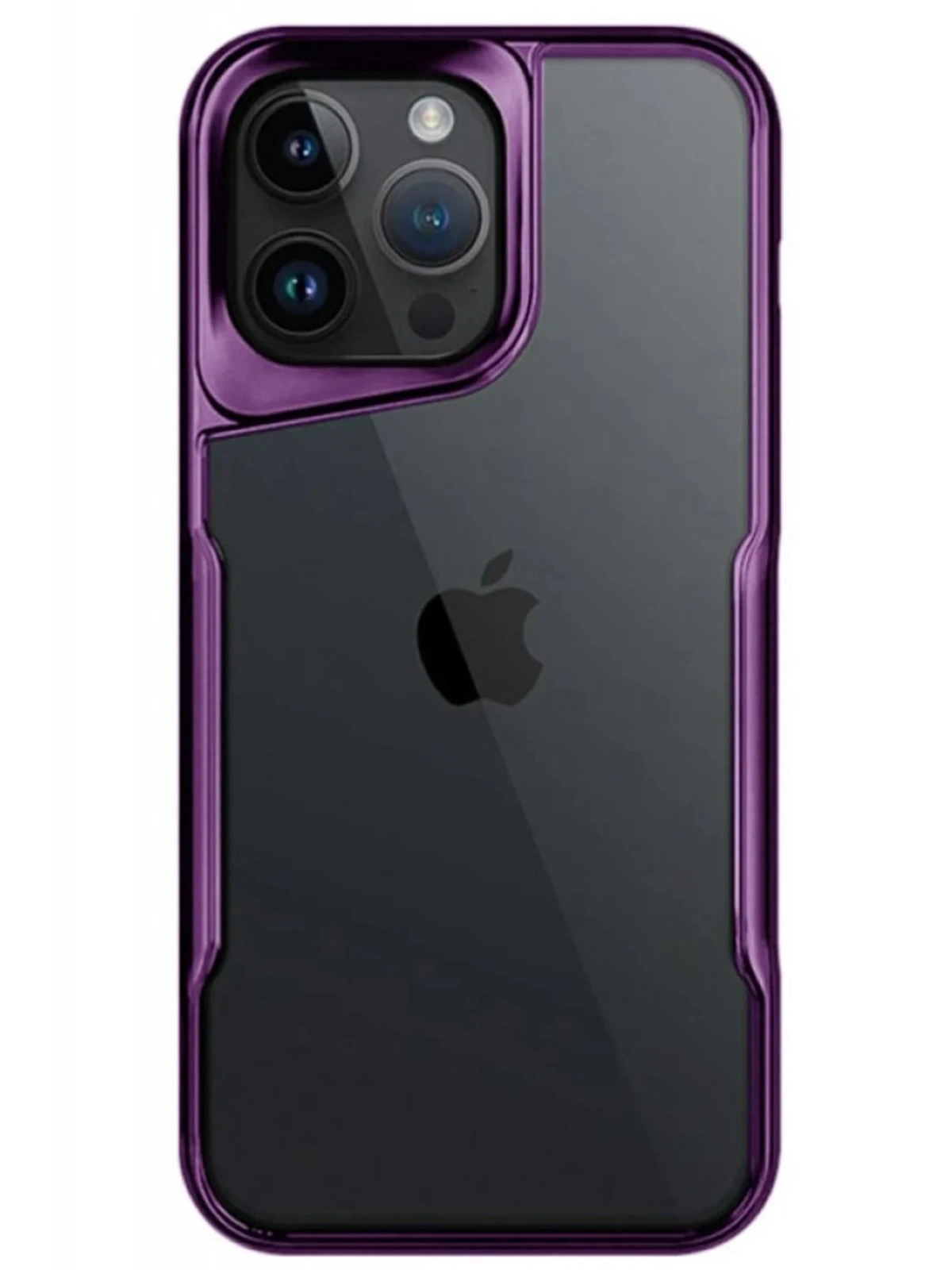 Newface Apple iPhone 15 Pro Max Kılıf Boyi Silikon Kapak - Derin Mor