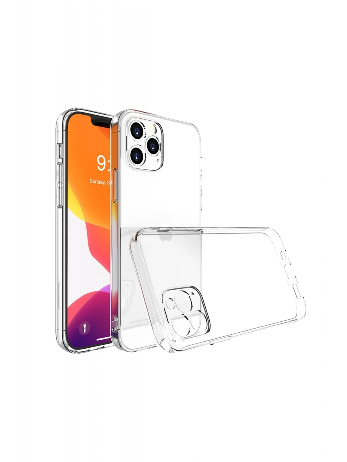 Newface Apple iPhone 15 Pro Max Kılıf Lüx Şeffaf Silikon
