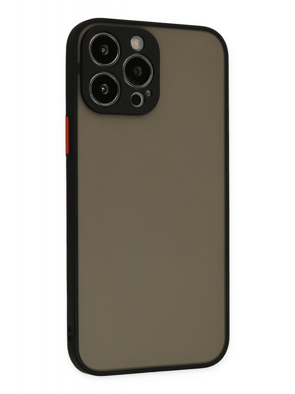 Newface Apple iPhone 15 Pro Max Kılıf Montreal Silikon Kapak - Siyah