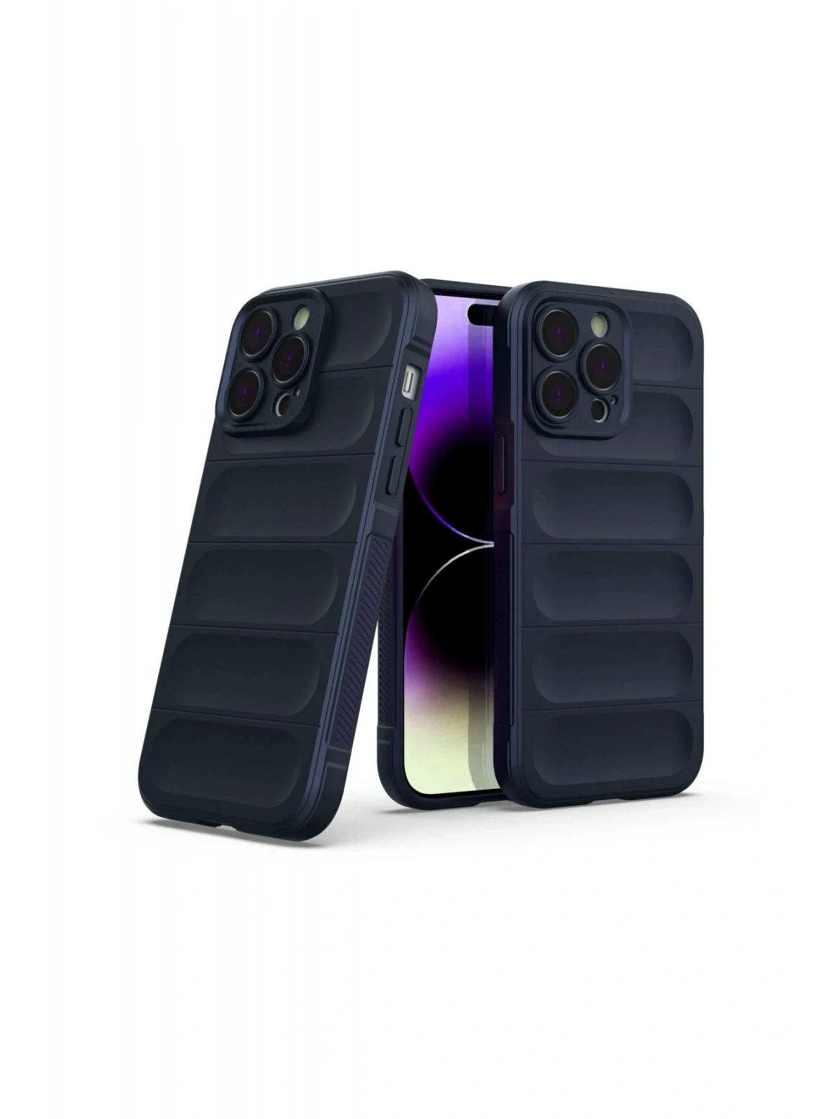 Newface Apple iPhone 15 Pro Max Kılıf Optimum Silikon - Lacivert