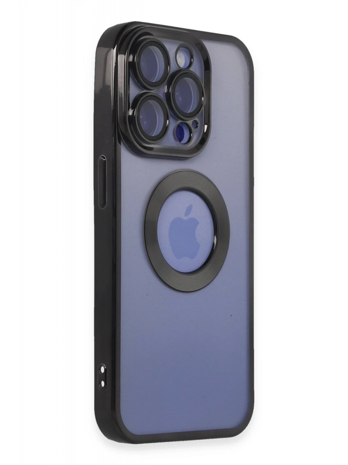 Newface Apple iPhone 15 Pro Max Kılıf Slot Silikon - Siyah