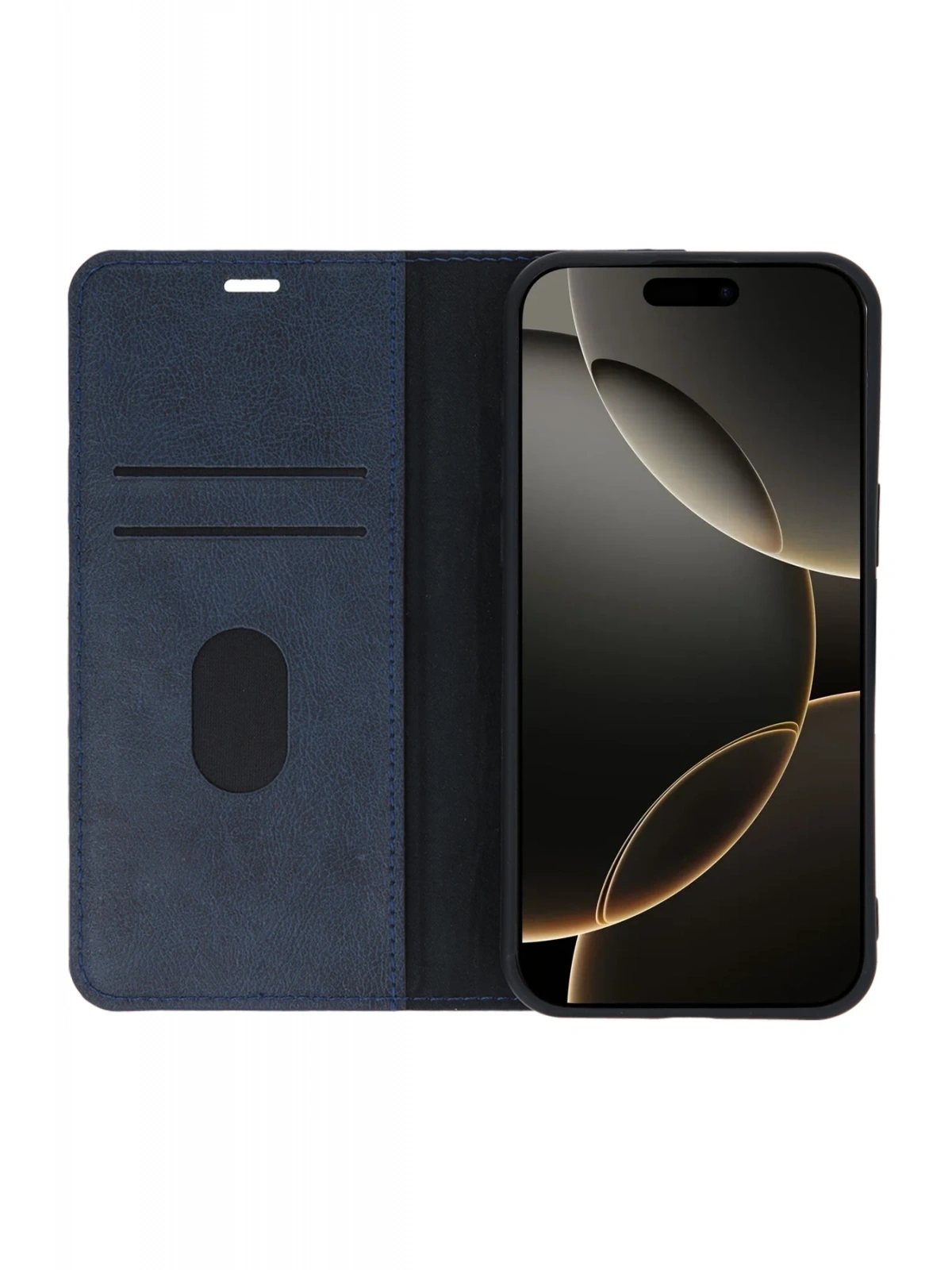 Newface Apple iPhone 15 Pro Max Kılıf Trend S Plus Kapaklı Kılıf - Taba