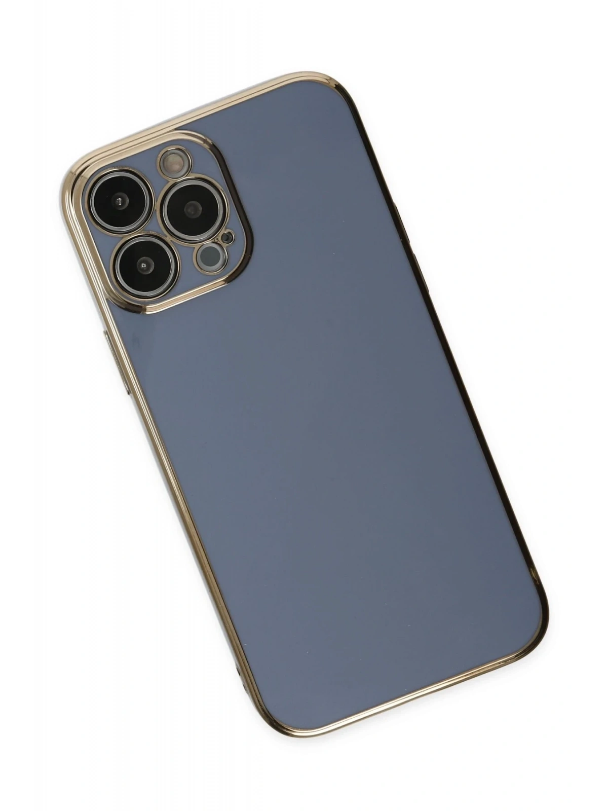 Newface Apple iPhone 15 Pro Max Kılıf Volet Silikon - Mavi