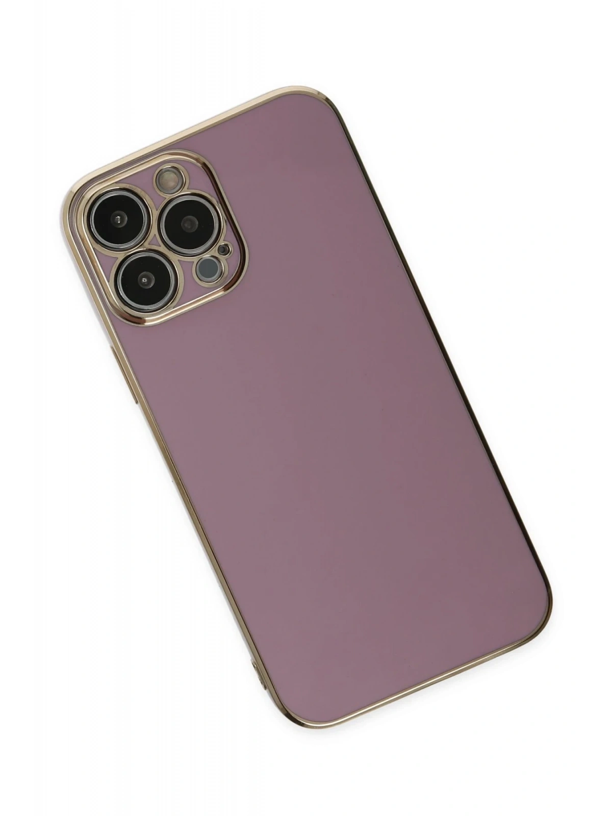 Newface Apple iPhone 15 Pro Max Kılıf Volet Silikon - Mor