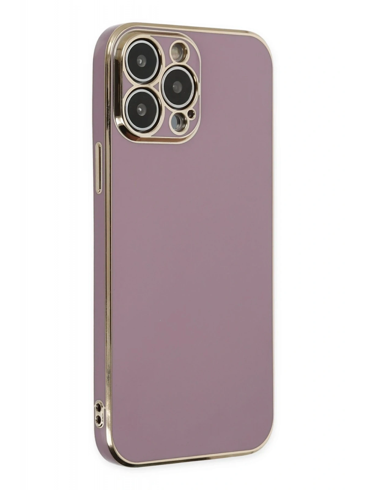 Newface Apple iPhone 15 Pro Max Kılıf Volet Silikon - Mor