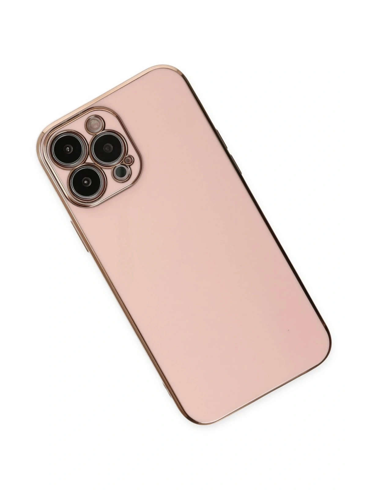 Newface Apple iPhone 15 Pro Max Kılıf Volet Silikon - Pembe