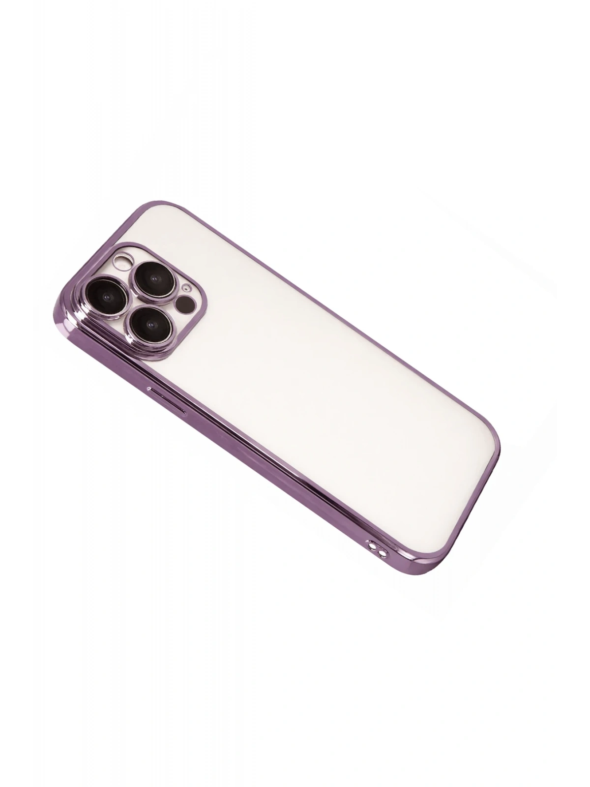 Newface Apple iPhone 15 Pro Max Razer Lensli Silikon - Mor
