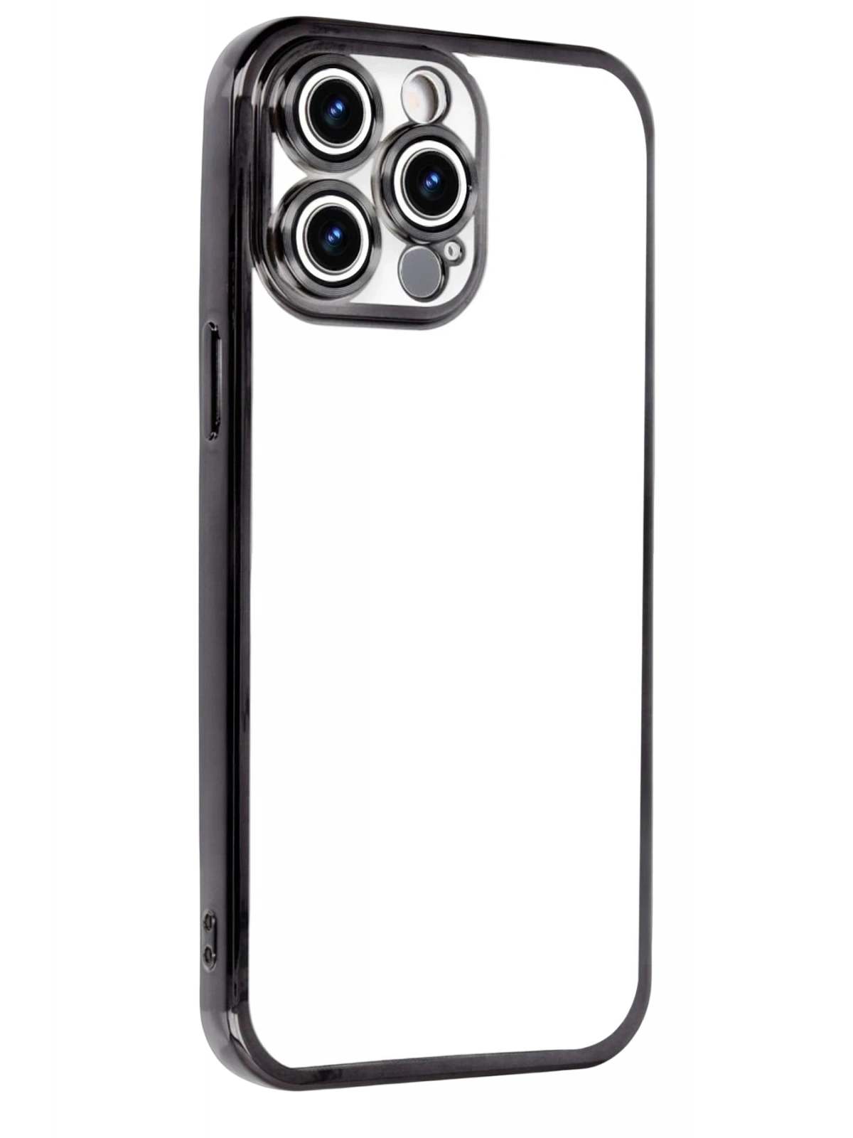 Newface Apple iPhone 15 Pro Max Razer Lensli Silikon - Siyah