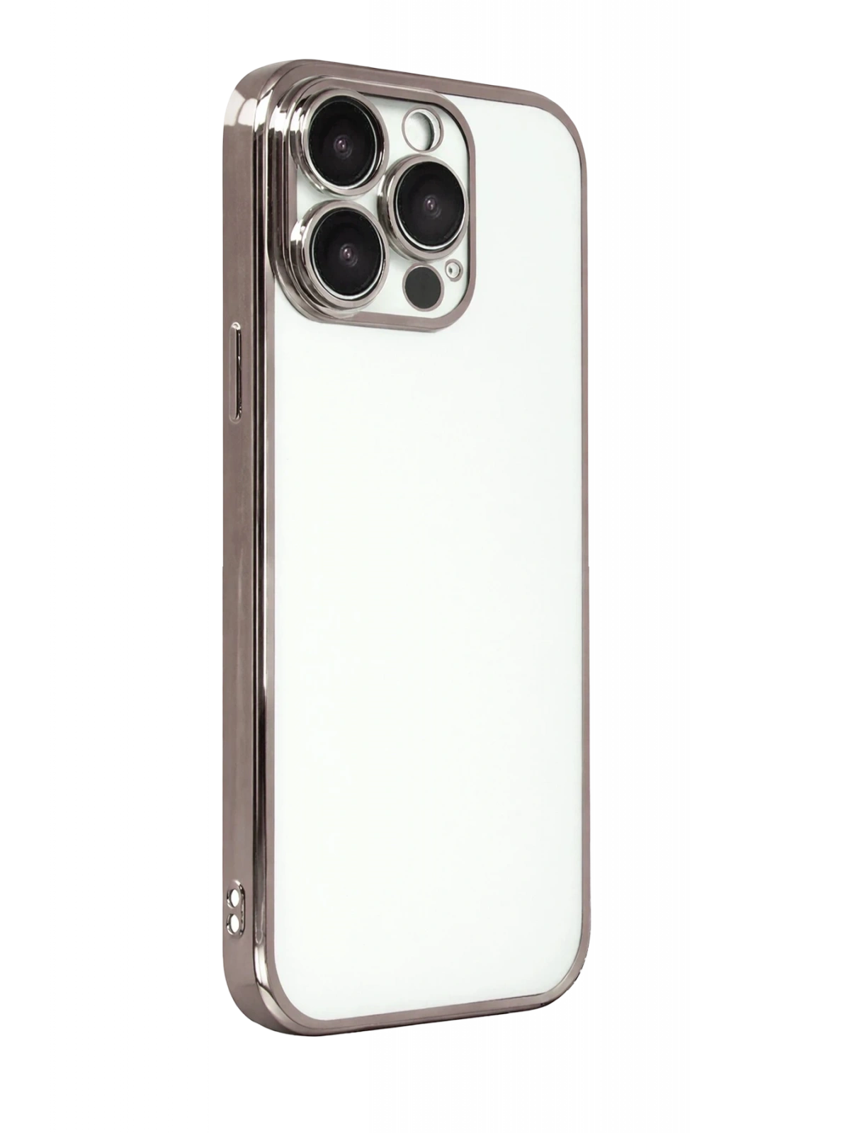 Newface Apple iPhone 15 Pro Max Razer Lensli Silikon - Titan Gri