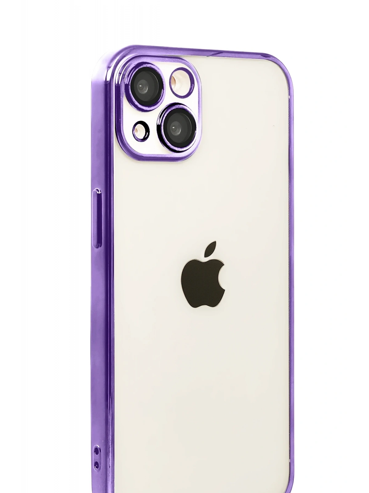 Newface Apple iPhone 15 Razer Lensli Silikon - Mor