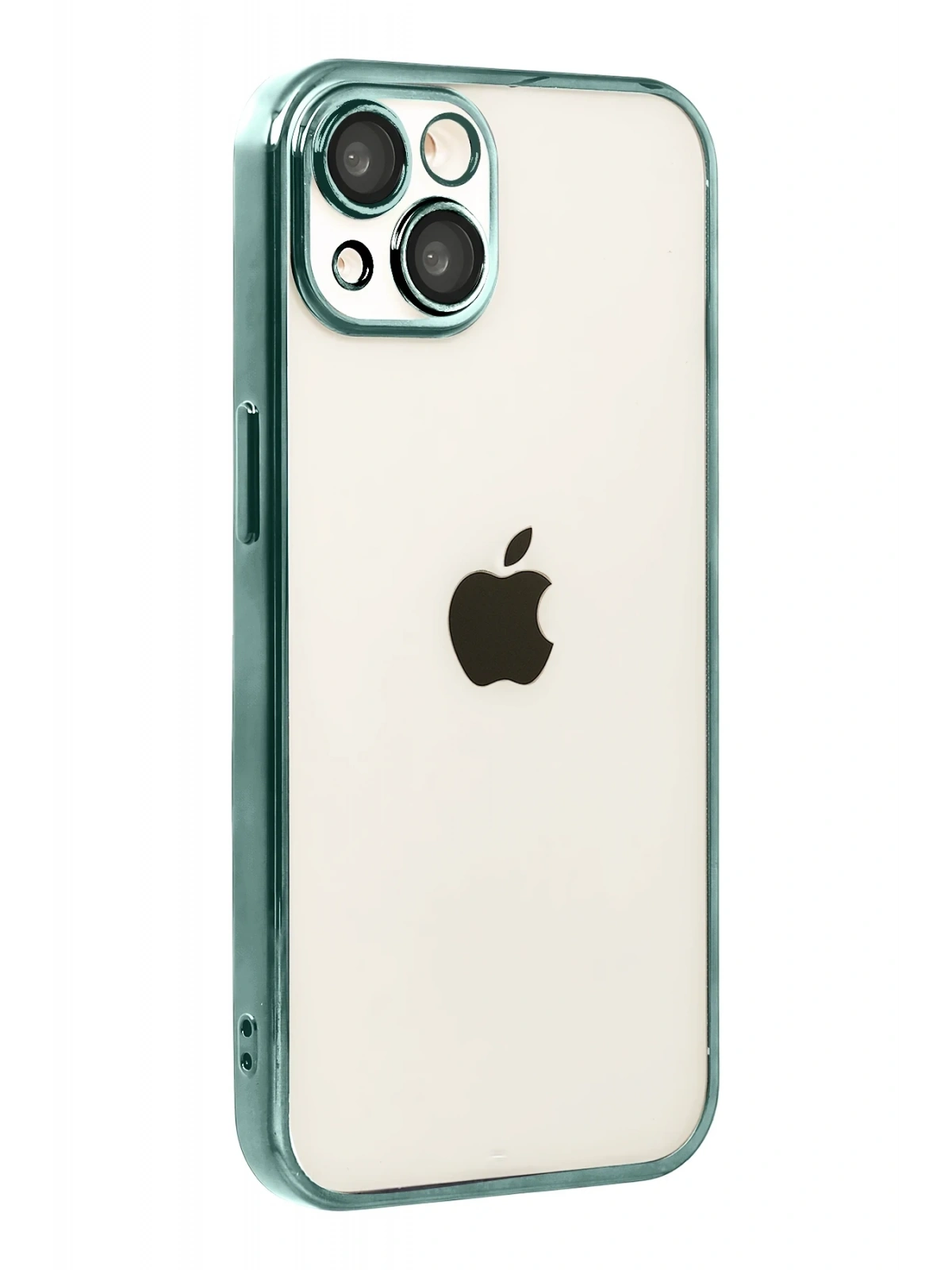 Newface Apple iPhone 15 Razer Lensli Silikon - Yeşil