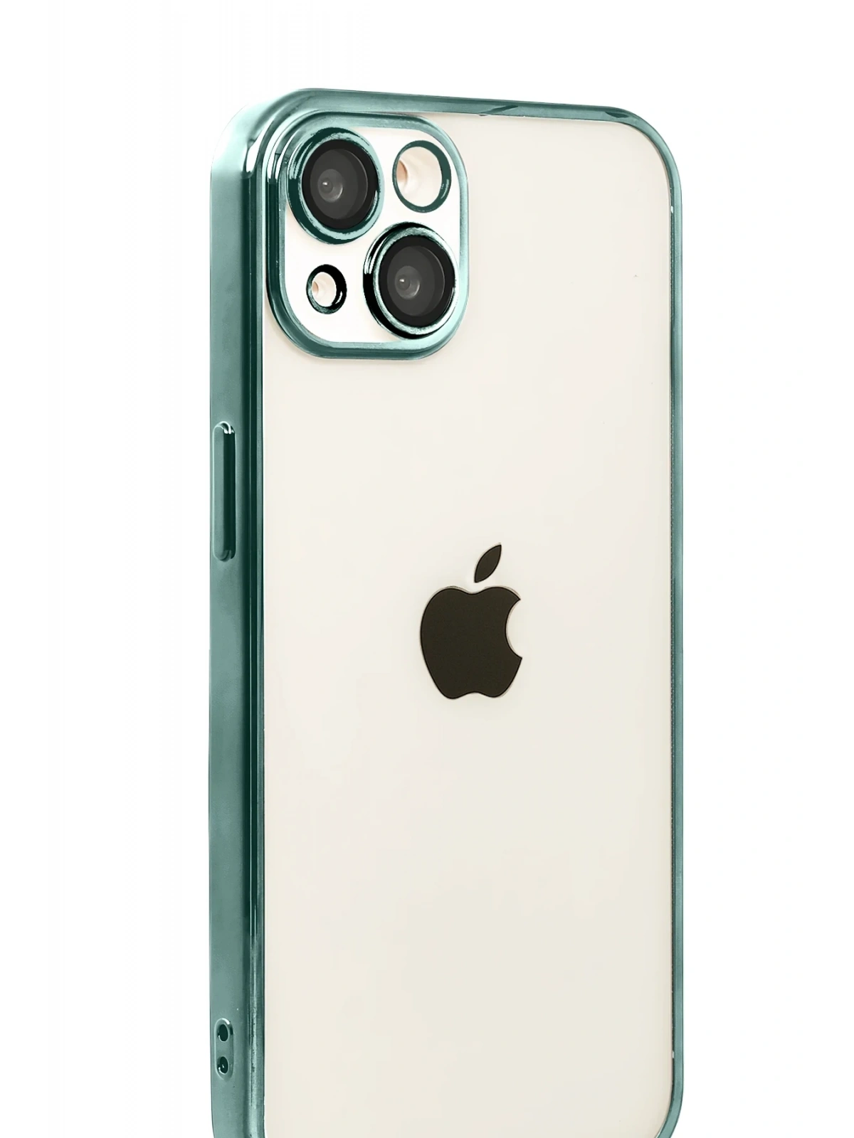 Newface Apple iPhone 15 Razer Lensli Silikon - Yeşil