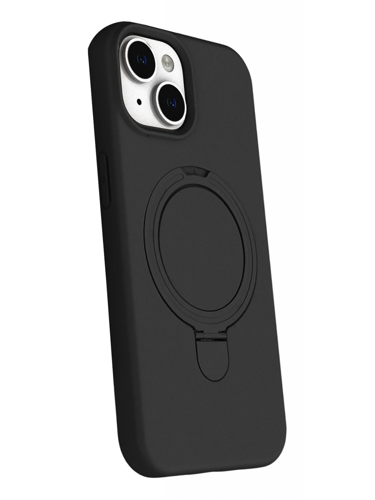 Newface Apple iPhone 15 Regal Magsafe Standlı Kapak - Siyah