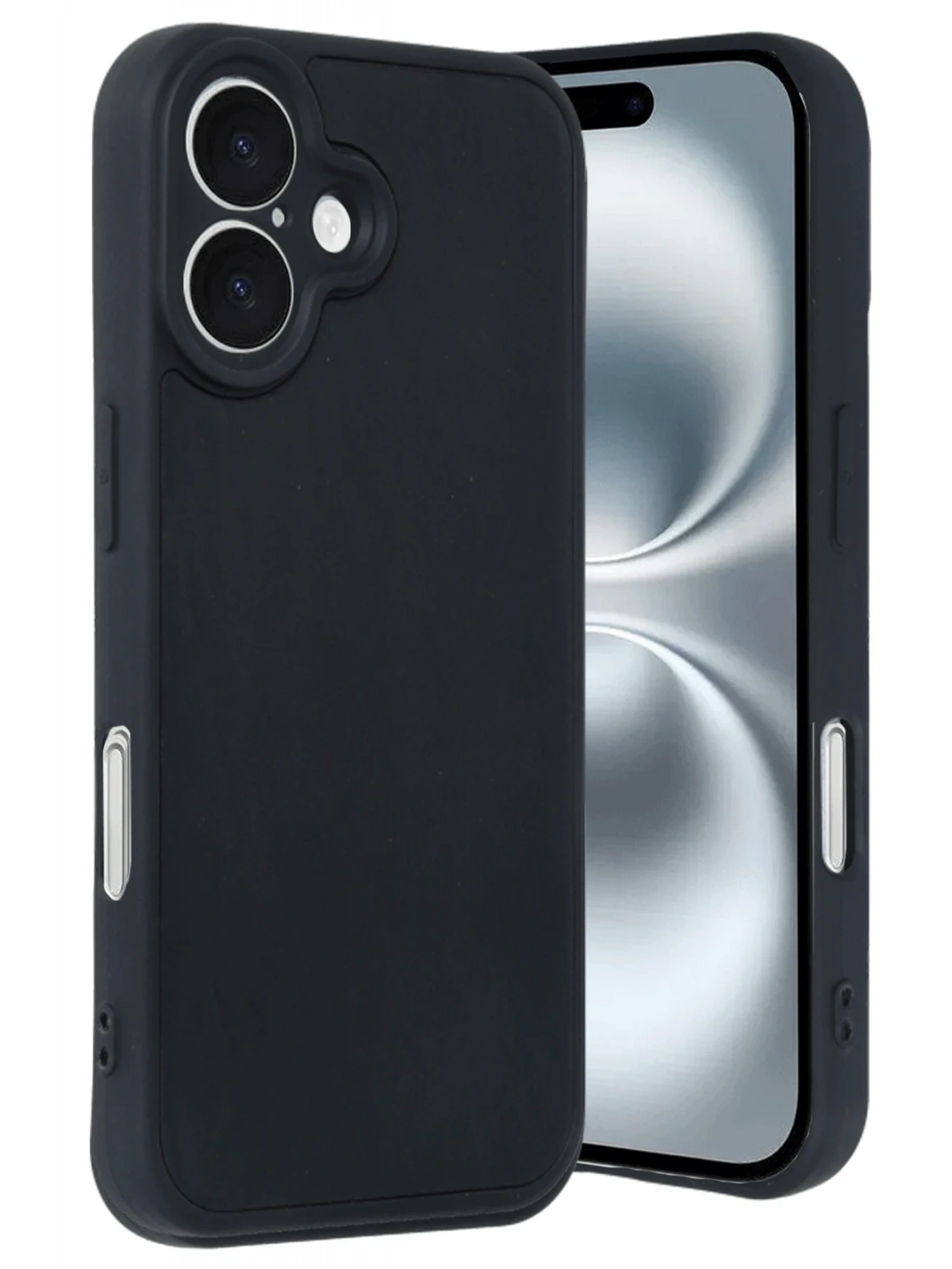 Newface Apple iPhone 16 Kılıf Aras Deri Kapak - Siyah