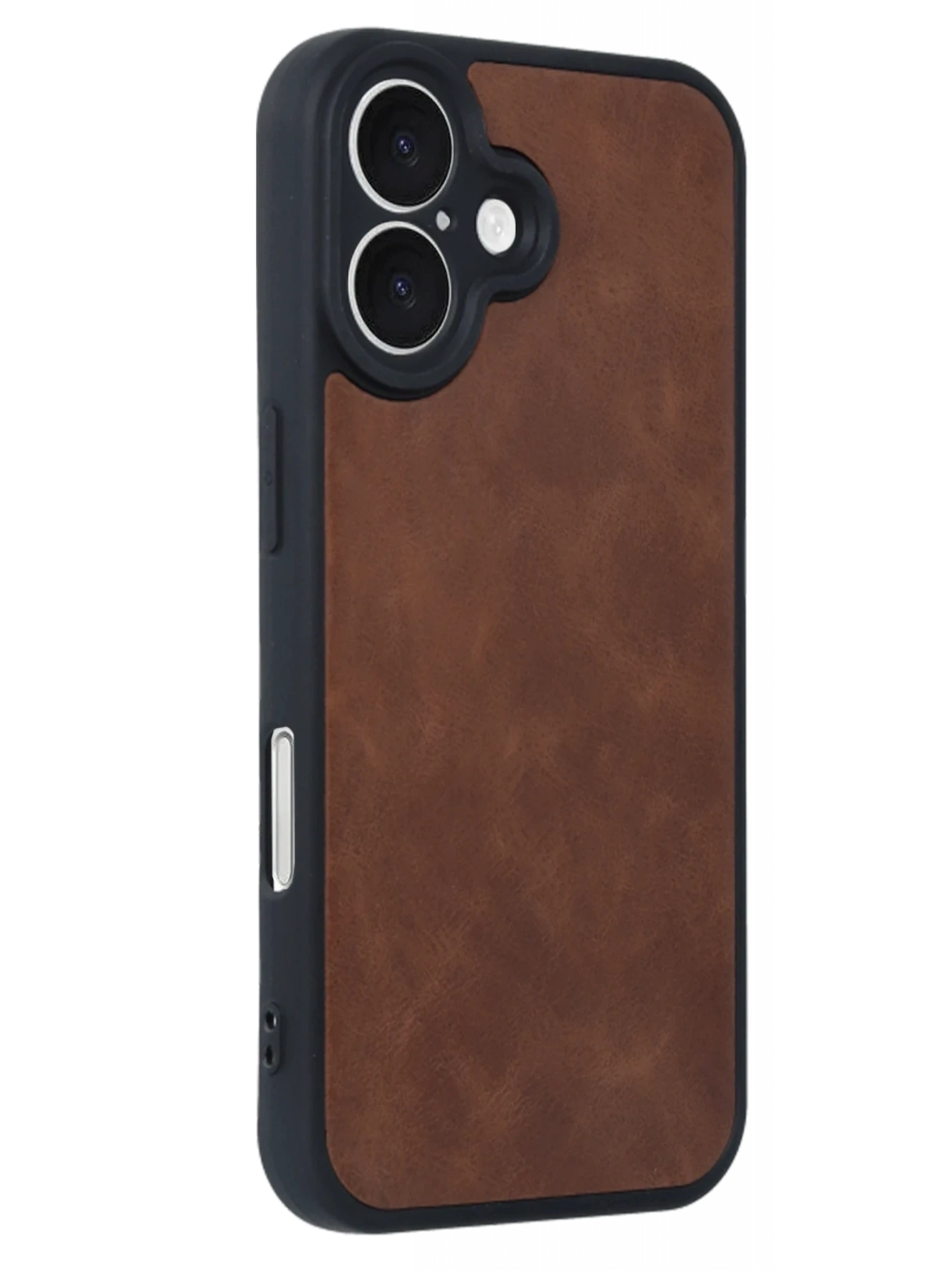 Newface Apple iPhone 16 Kılıf Aras Deri Kapak - Taba