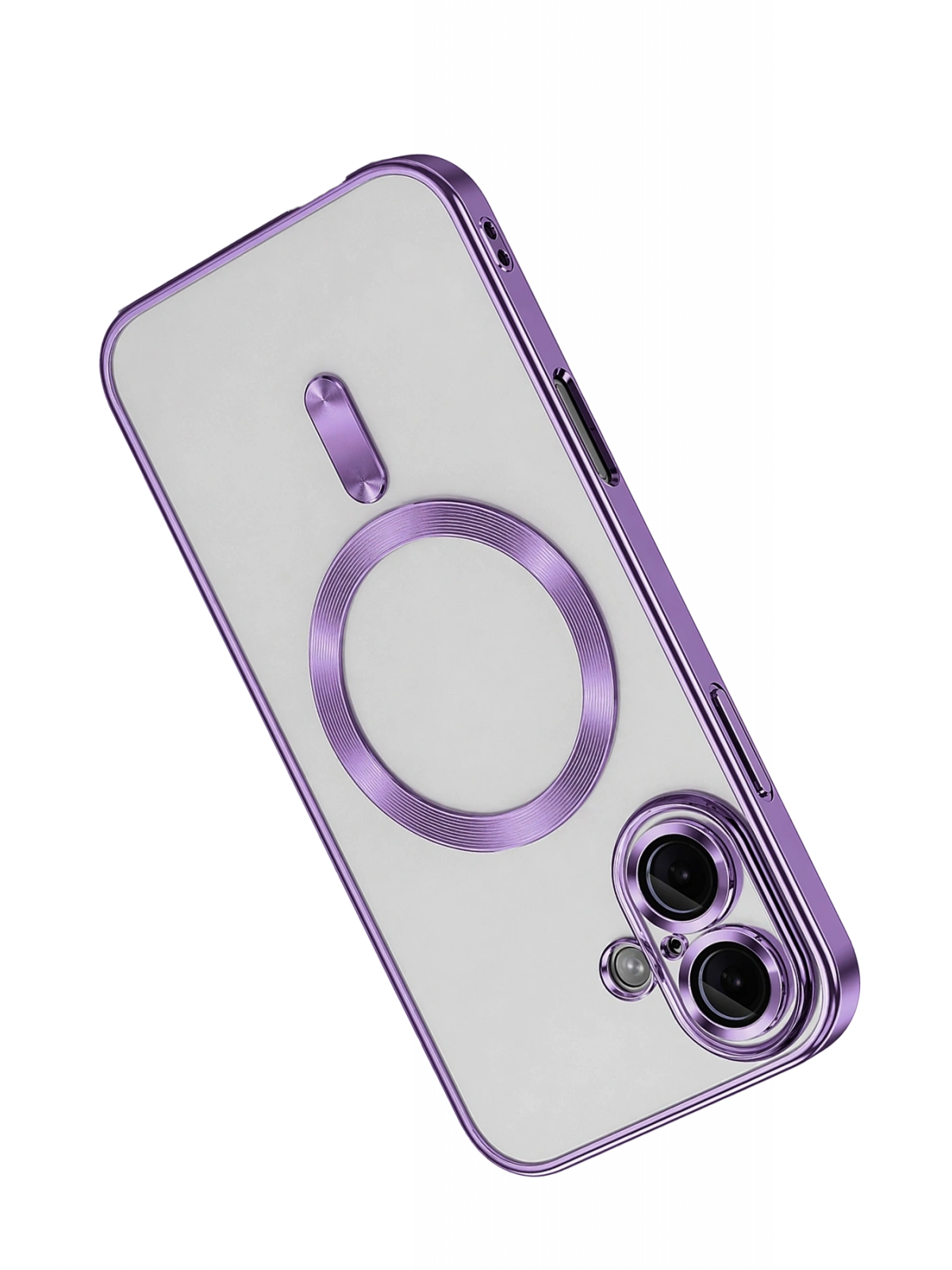 Newface Apple iPhone 16 Kılıf Kross Magneticsafe Kapak - Mor