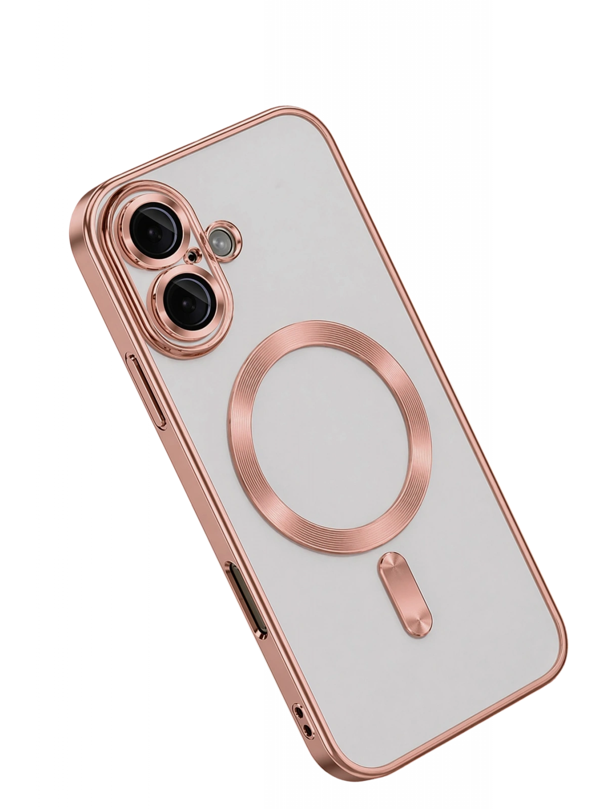 Newface Apple iPhone 16 Kılıf Kross Magneticsafe Kapak - Rose