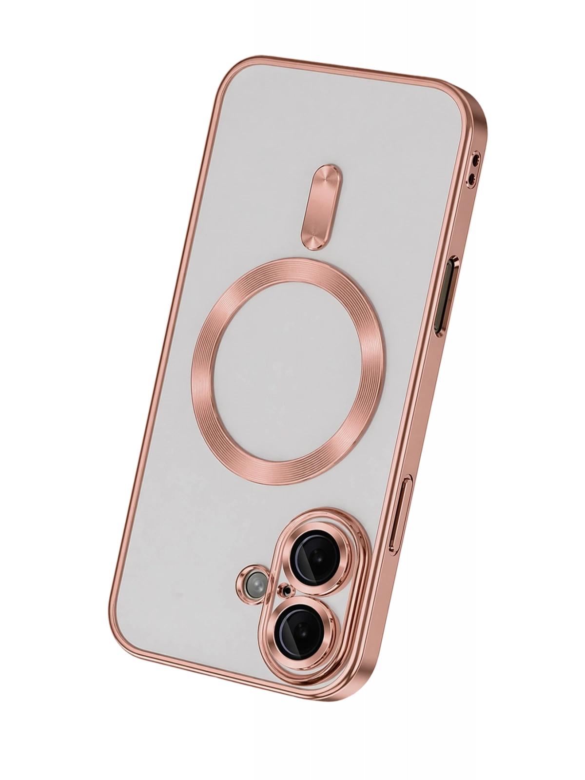 Newface Apple iPhone 16 Kılıf Kross Magneticsafe Kapak - Rose