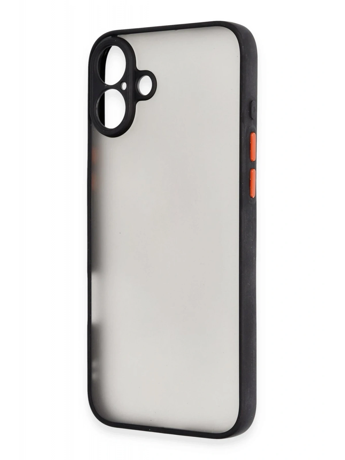 Newface Apple iPhone 16 Kılıf Montreal Silikon Kapak - Siyah