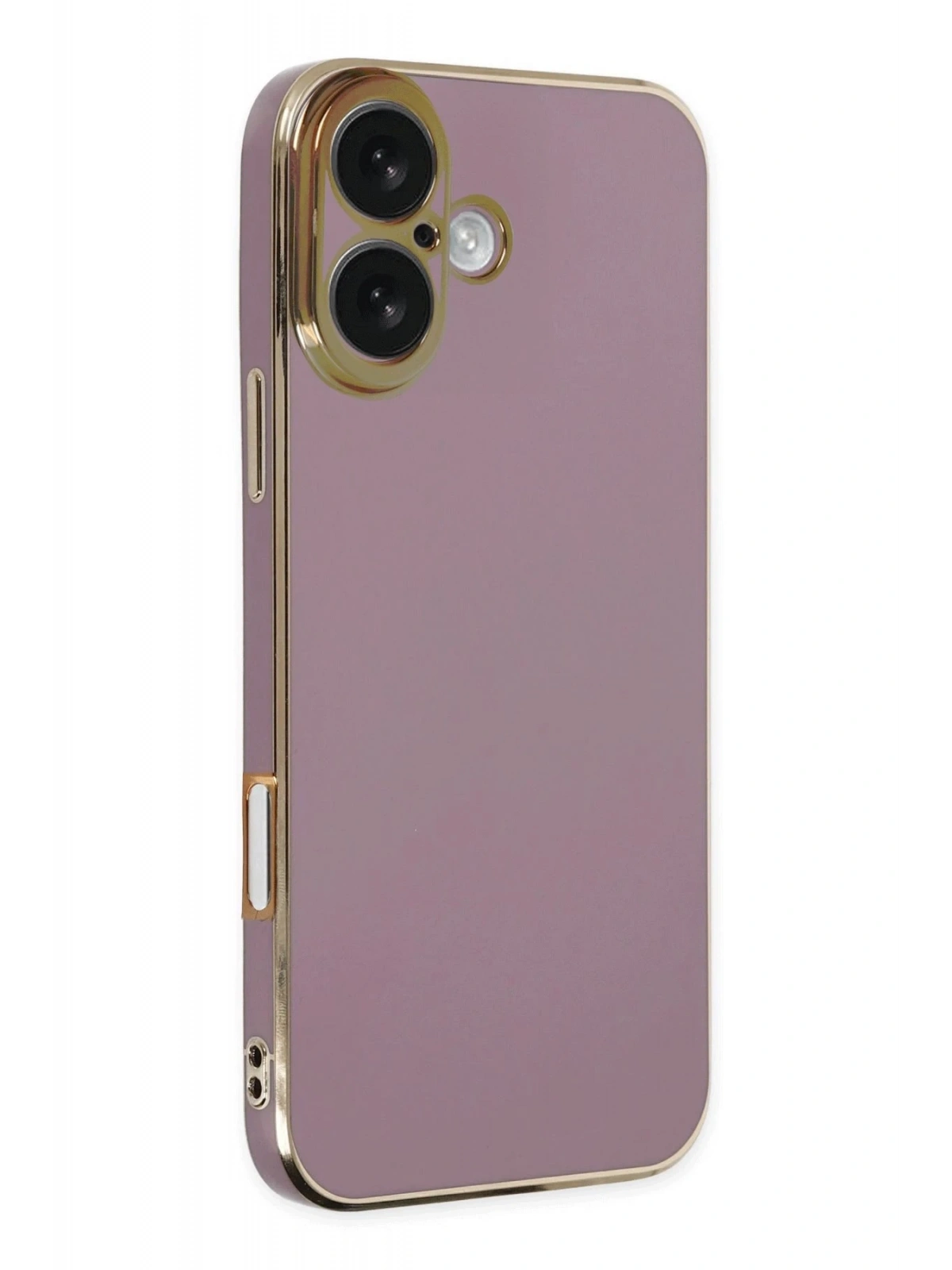 Newface Apple iPhone 16 Kılıf Volet Silikon - Mor