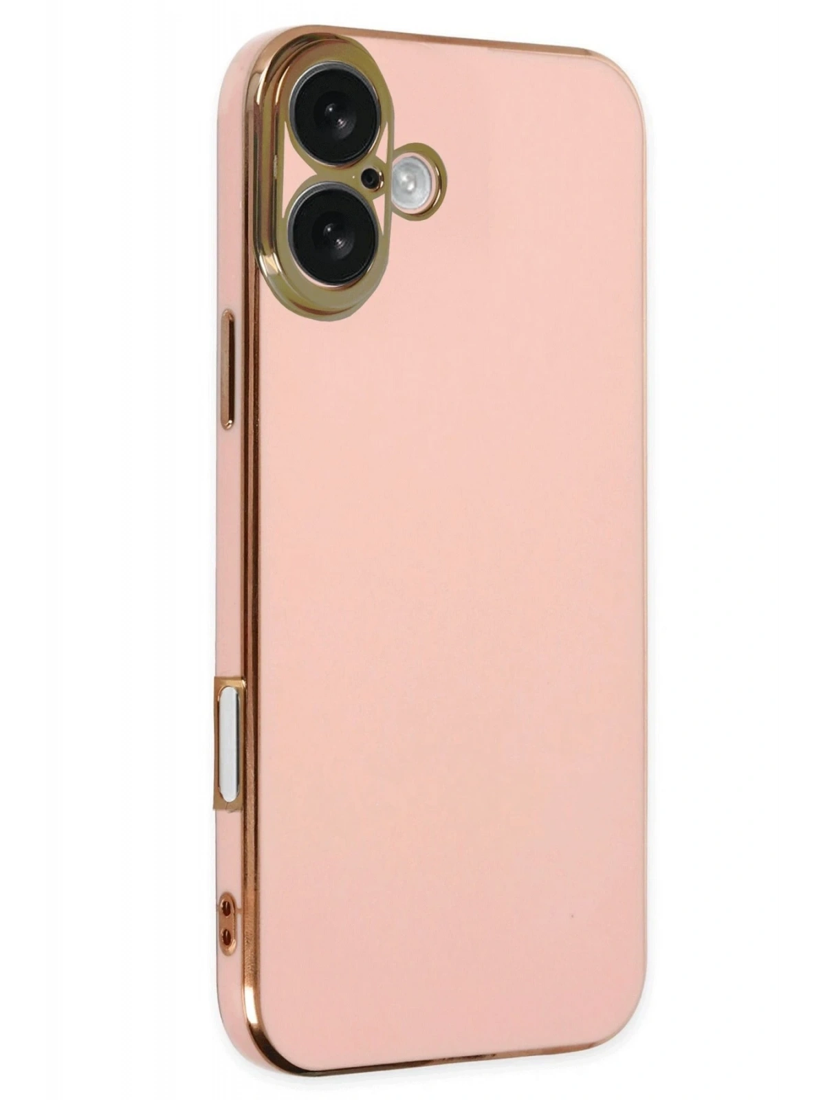 Newface Apple iPhone 16 Kılıf Volet Silikon - Pembe