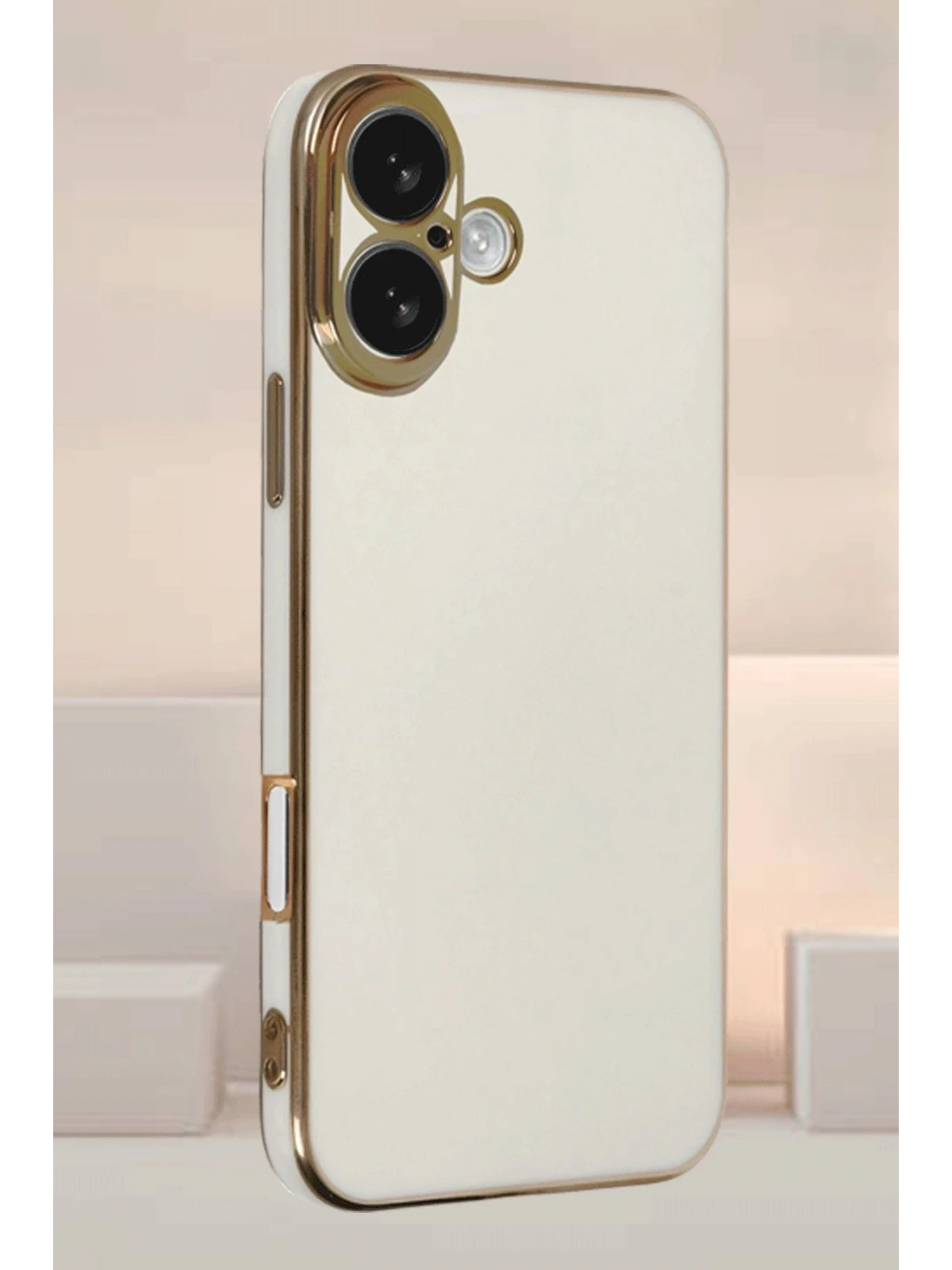 Newface Apple iPhone 16 Kılıf Volet Silikon - Siyah