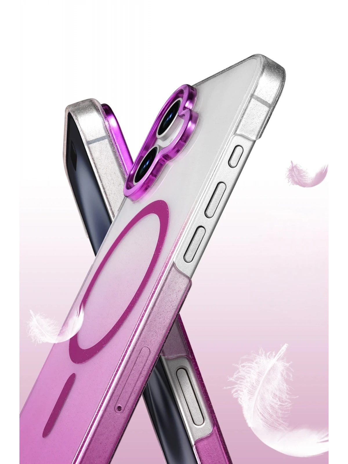 Newface Apple iPhone 16 Plus Glossy Magsafe Kapak - Siyah