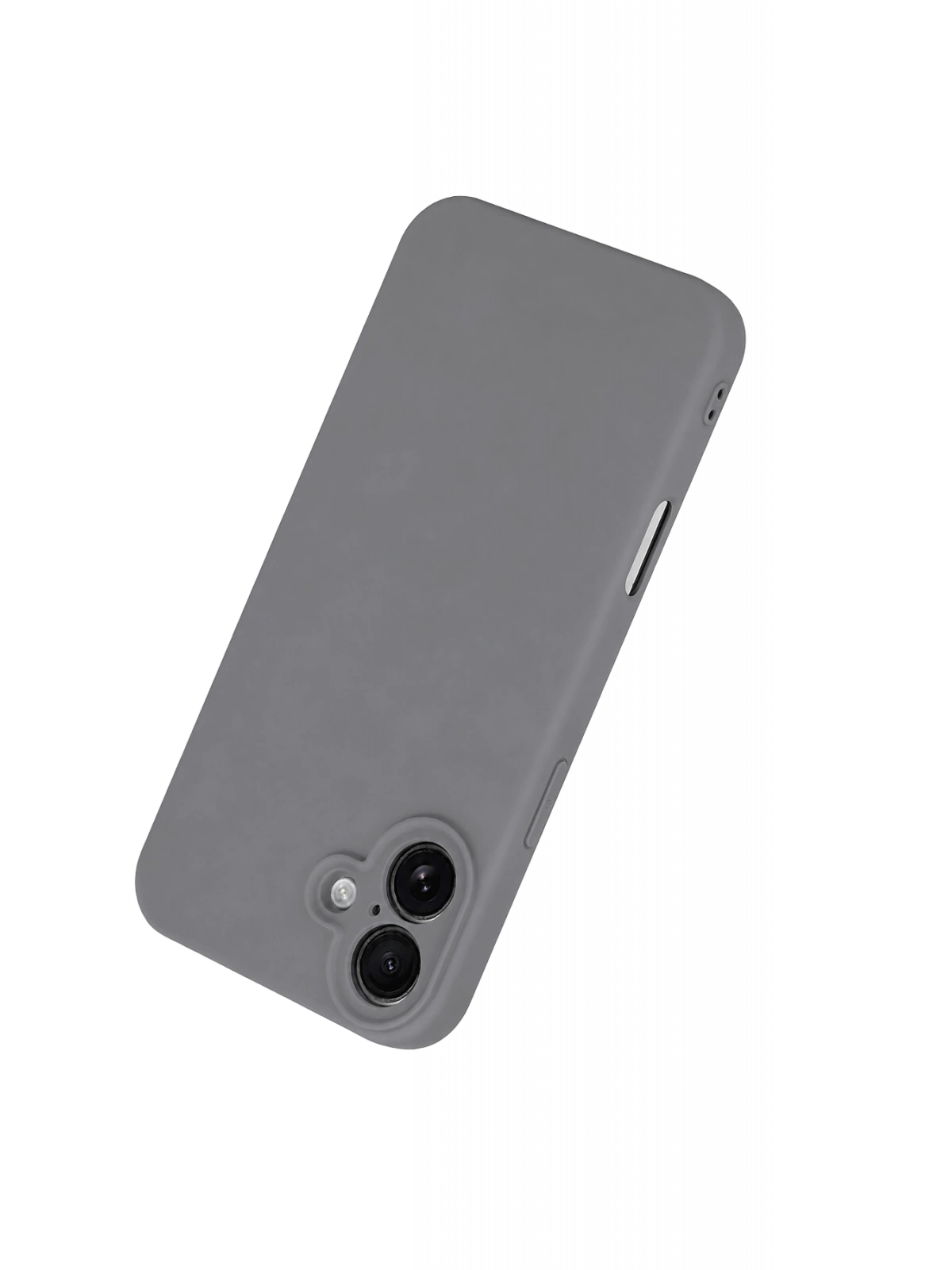 Newface Apple iPhone 16 Plus Kılıf First Silikon - Gri
