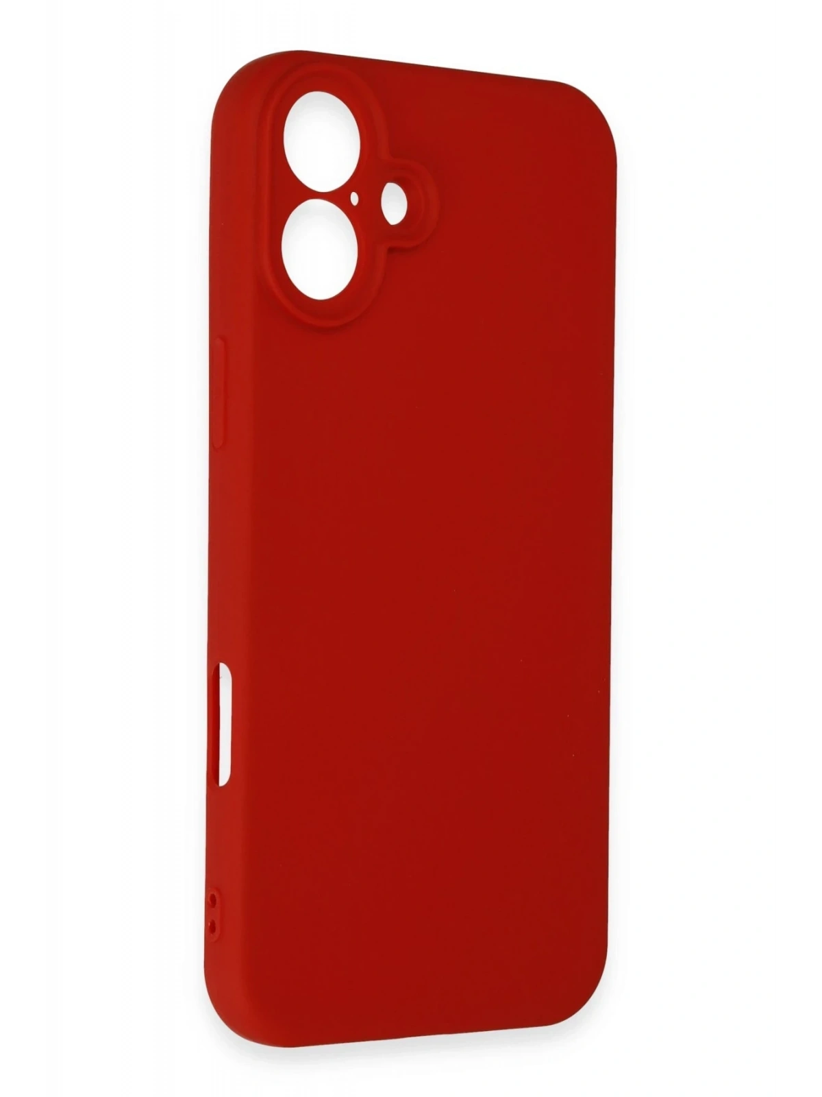 Newface Apple iPhone 16 Plus Kılıf First Silikon - Kırmızı