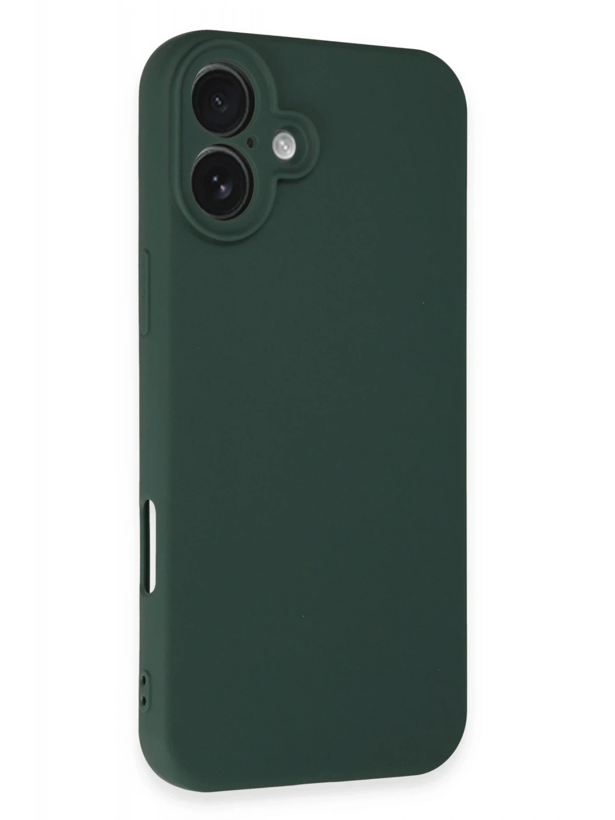 Newface Apple iPhone 16 Plus Kılıf First Silikon - Koyu Yeşil