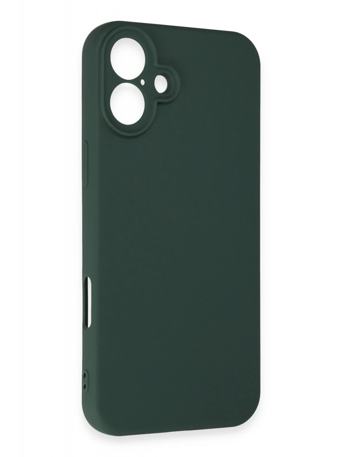 Newface Apple iPhone 16 Plus Kılıf First Silikon - Koyu Yeşil