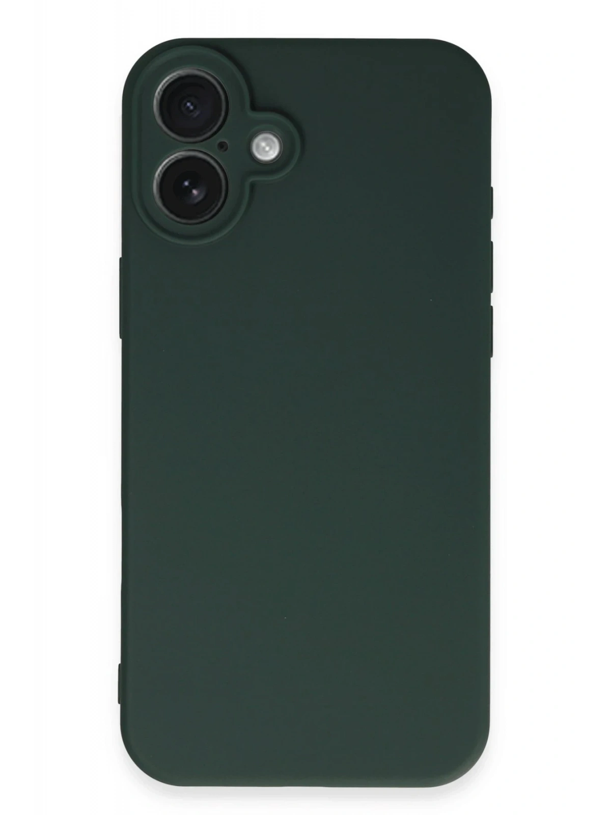 Newface Apple iPhone 16 Plus Kılıf First Silikon - Koyu Yeşil
