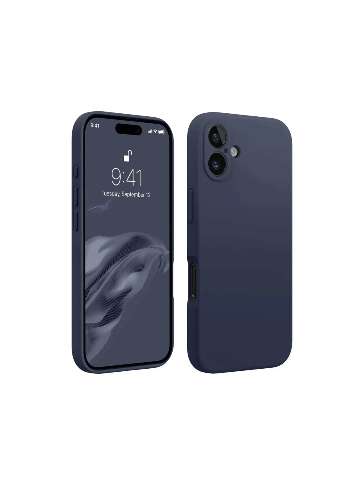 Newface Apple iPhone 16 Plus Kılıf First Silikon - Lacivert