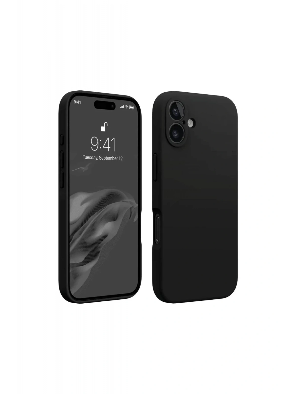 Newface Apple iPhone 16 Plus Kılıf First Silikon - Siyah