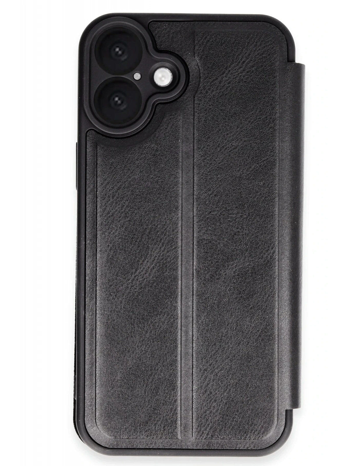 Newface Apple iPhone 16 Plus Kılıf Flip Cover - Siyah