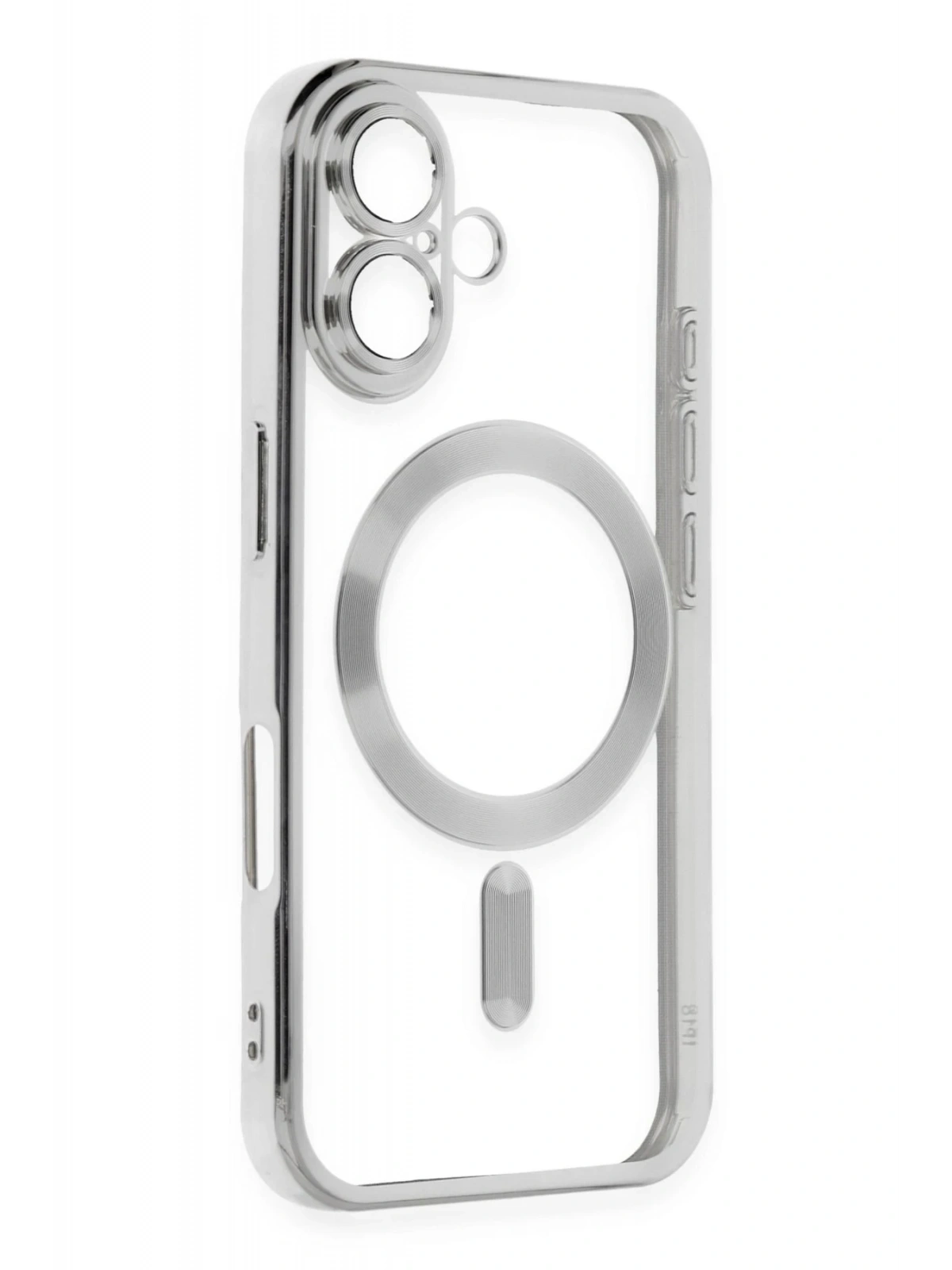 Newface Apple iPhone 16 Plus Kılıf Kross Magneticsafe Kapak - Gümüş